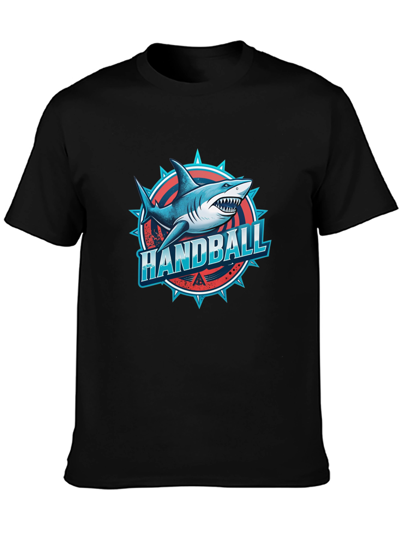 Handball Shark T-Shirt - Unique Graphic Tee