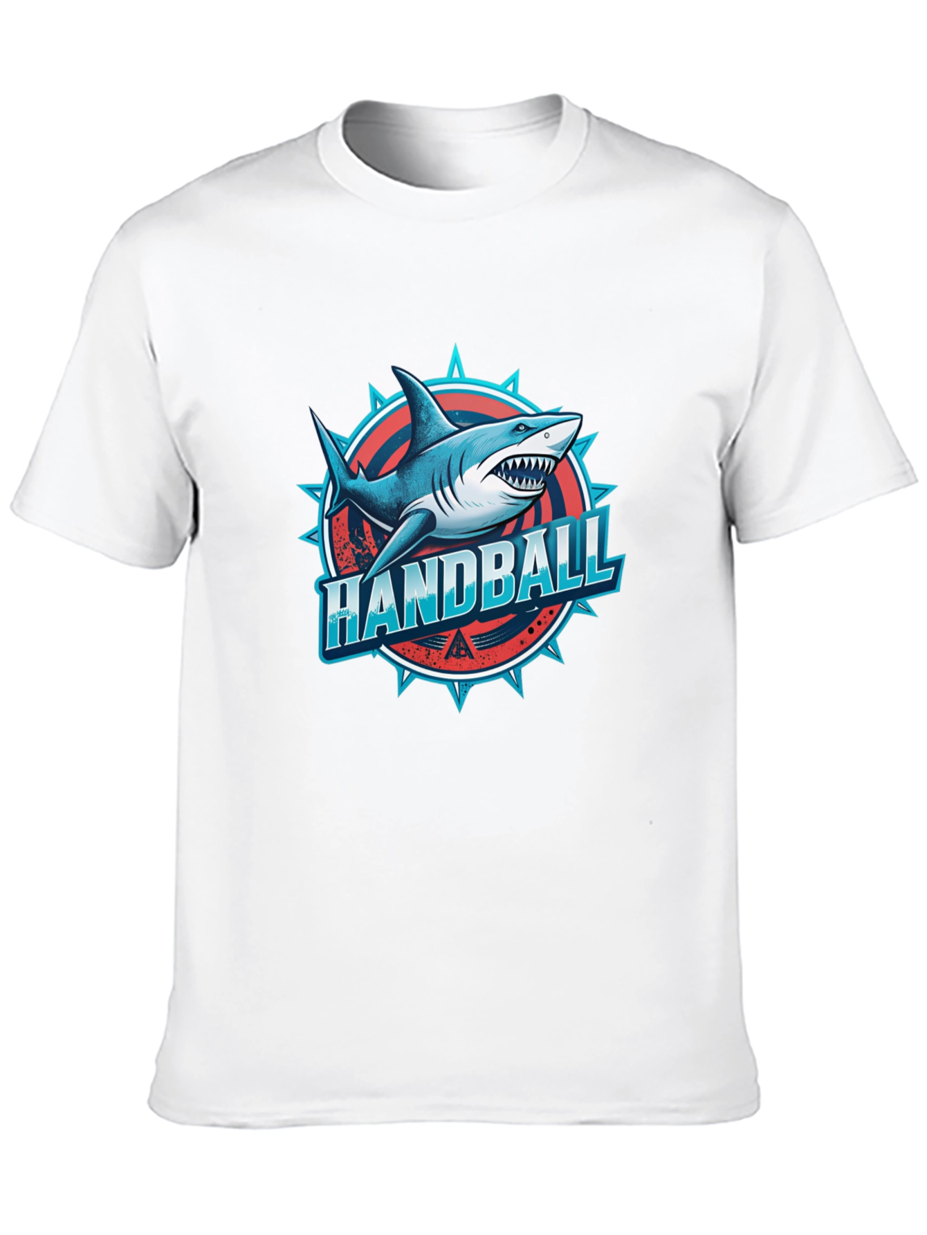 Handball Shark T-Shirt - Unique Graphic Tee