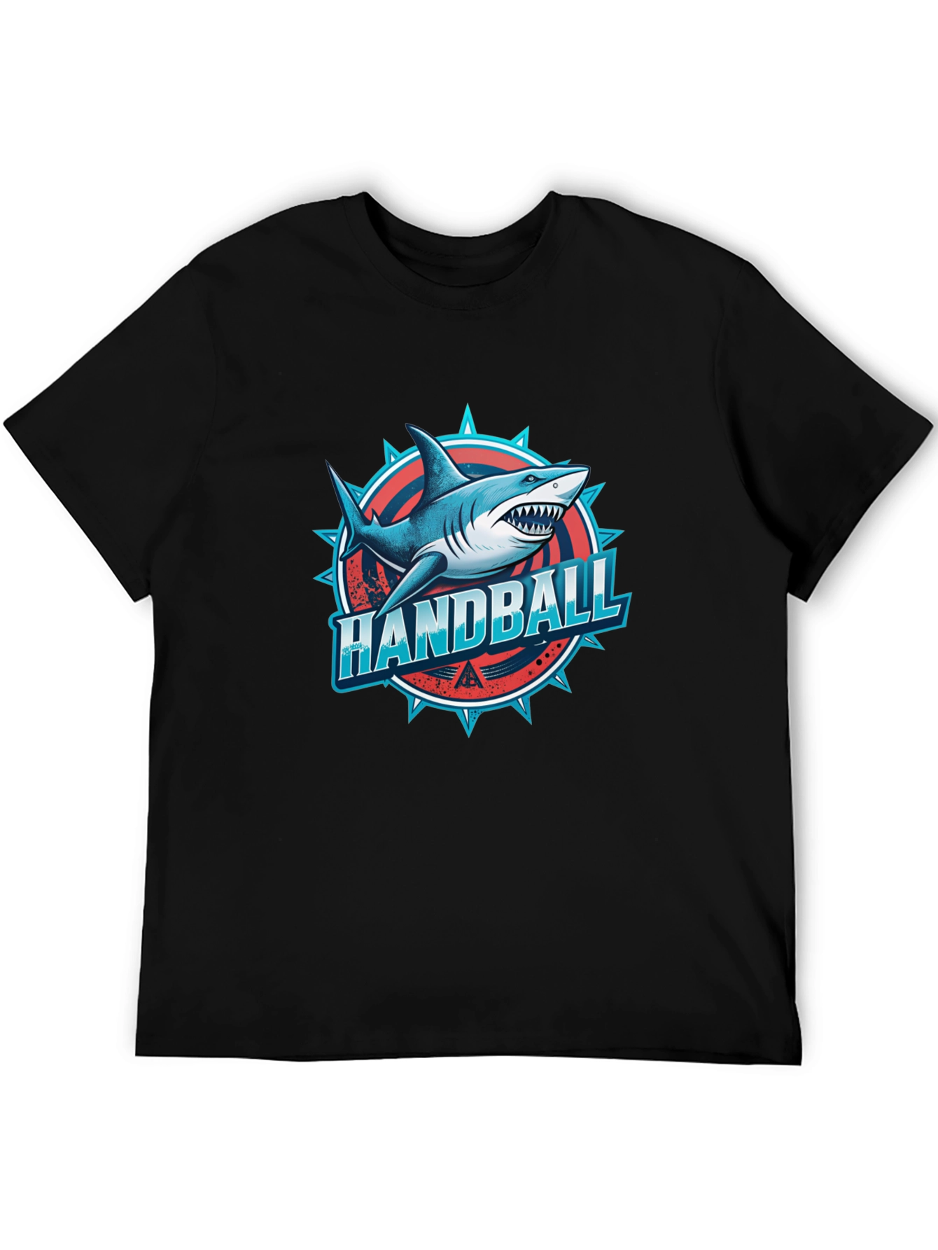 Handball Shark T-Shirt - Unique Graphic Tee