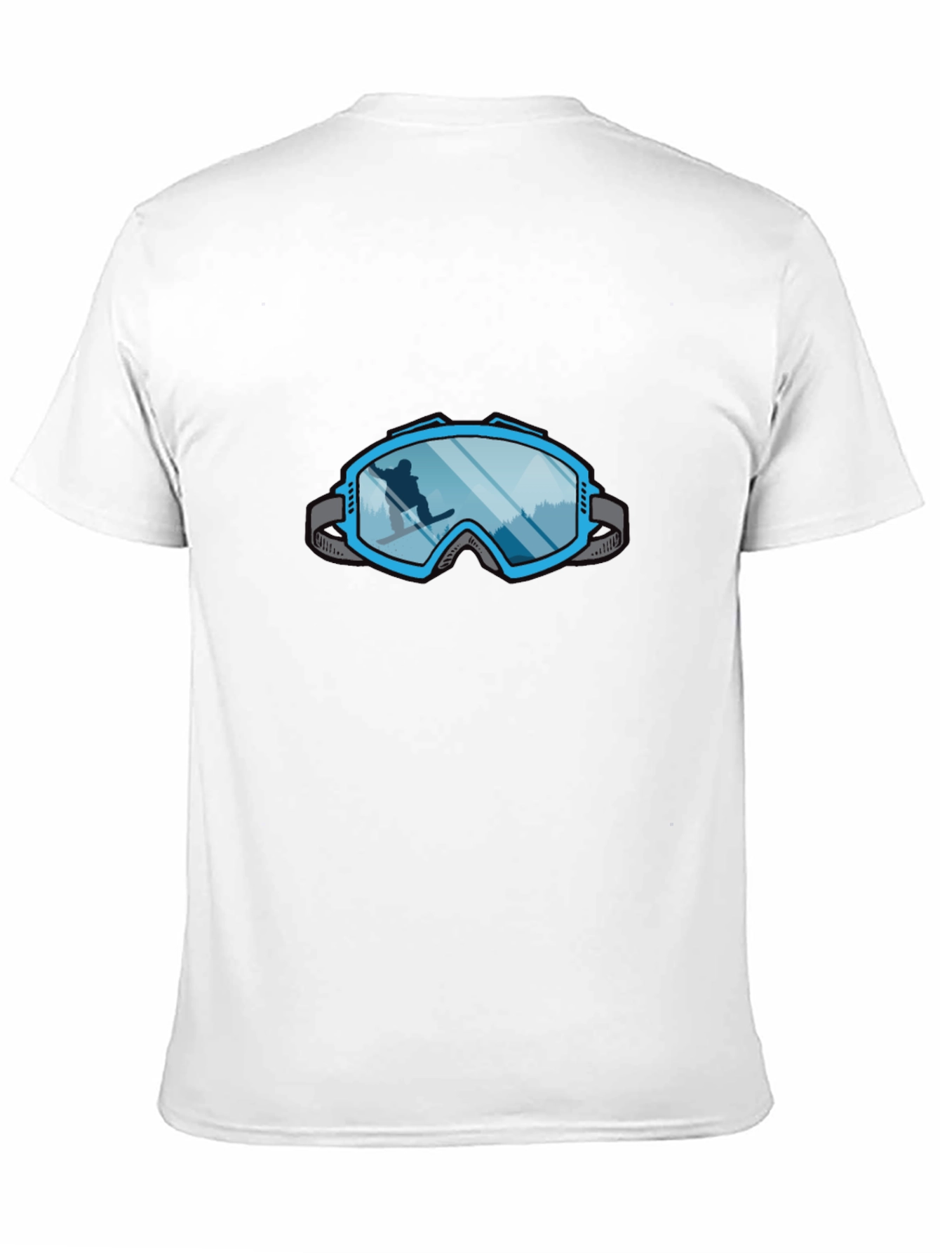 Cool Ski Goggles Graphic Tee - Black
