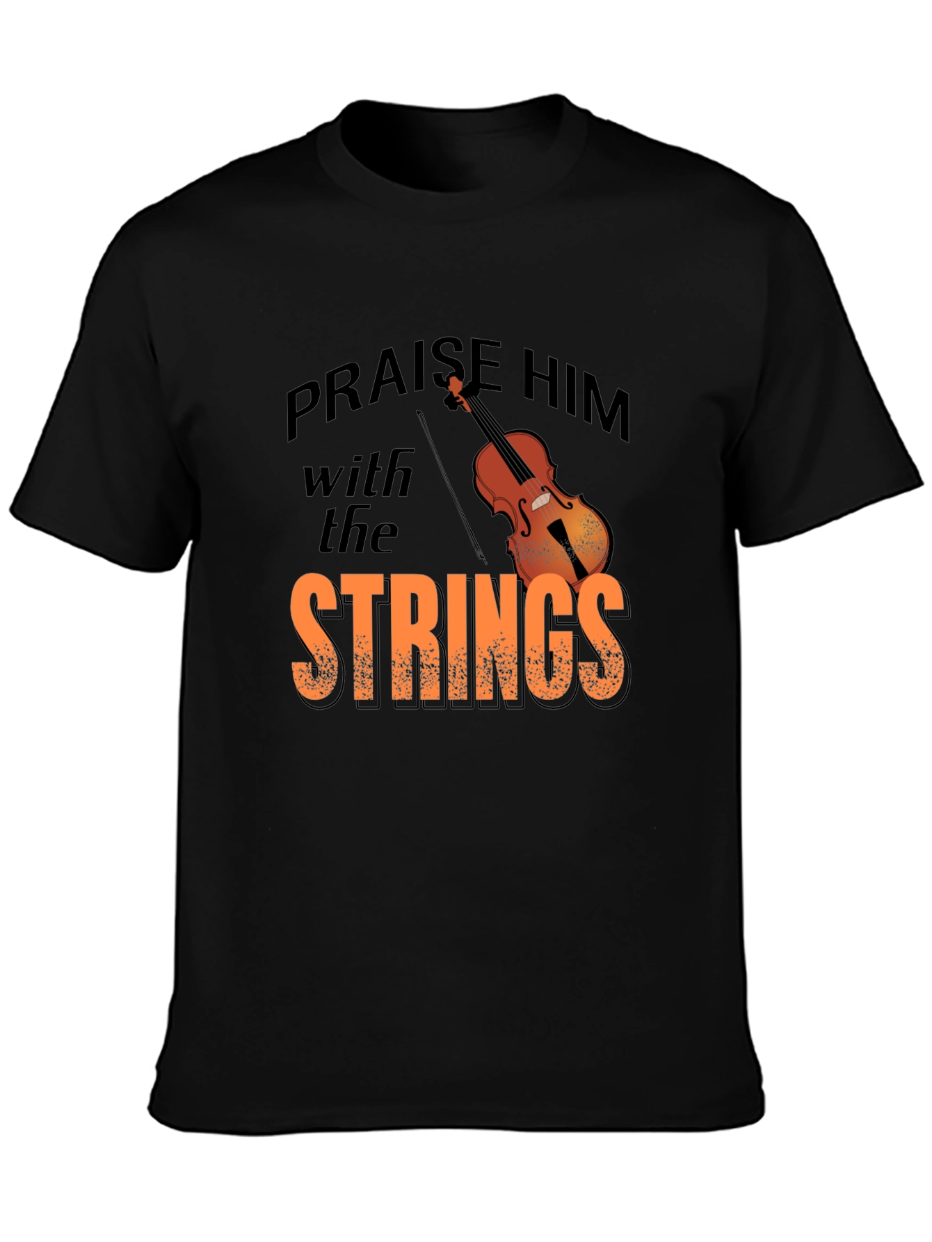 Praise Him With Strings Music T-Shirt