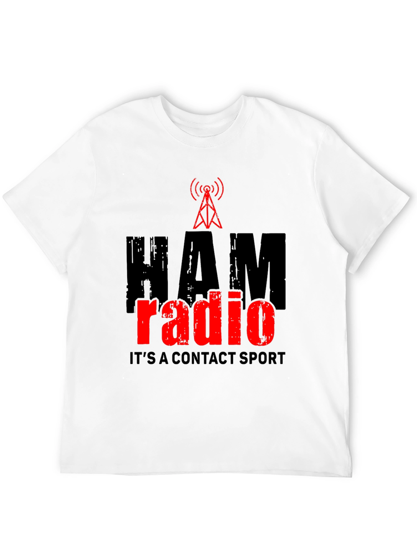 HAM Radio Contact Sport T-Shirt - Black