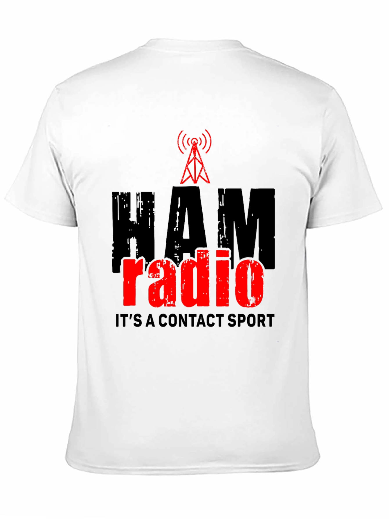 HAM Radio Contact Sport T-Shirt - Black