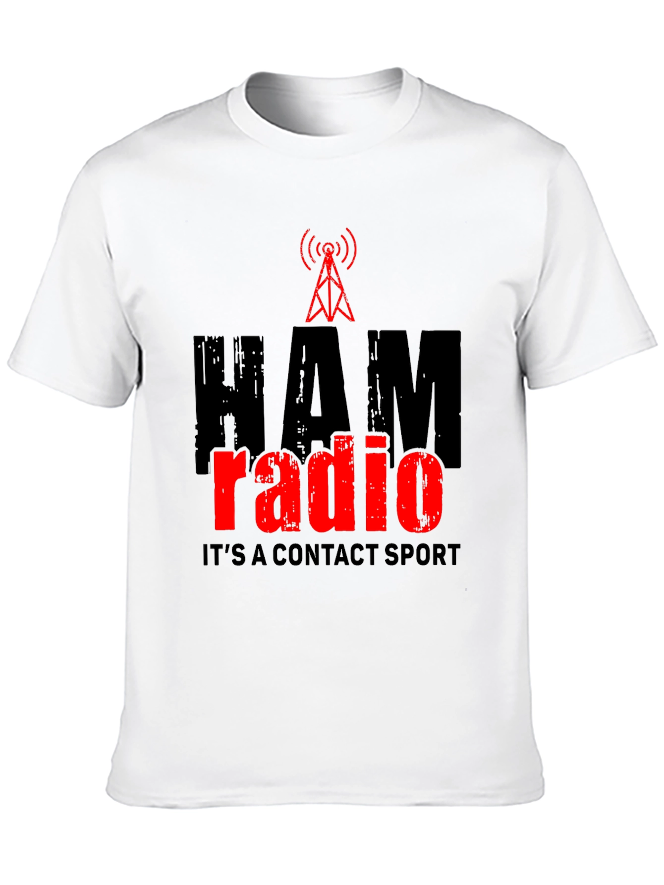 HAM Radio Contact Sport T-Shirt - Black