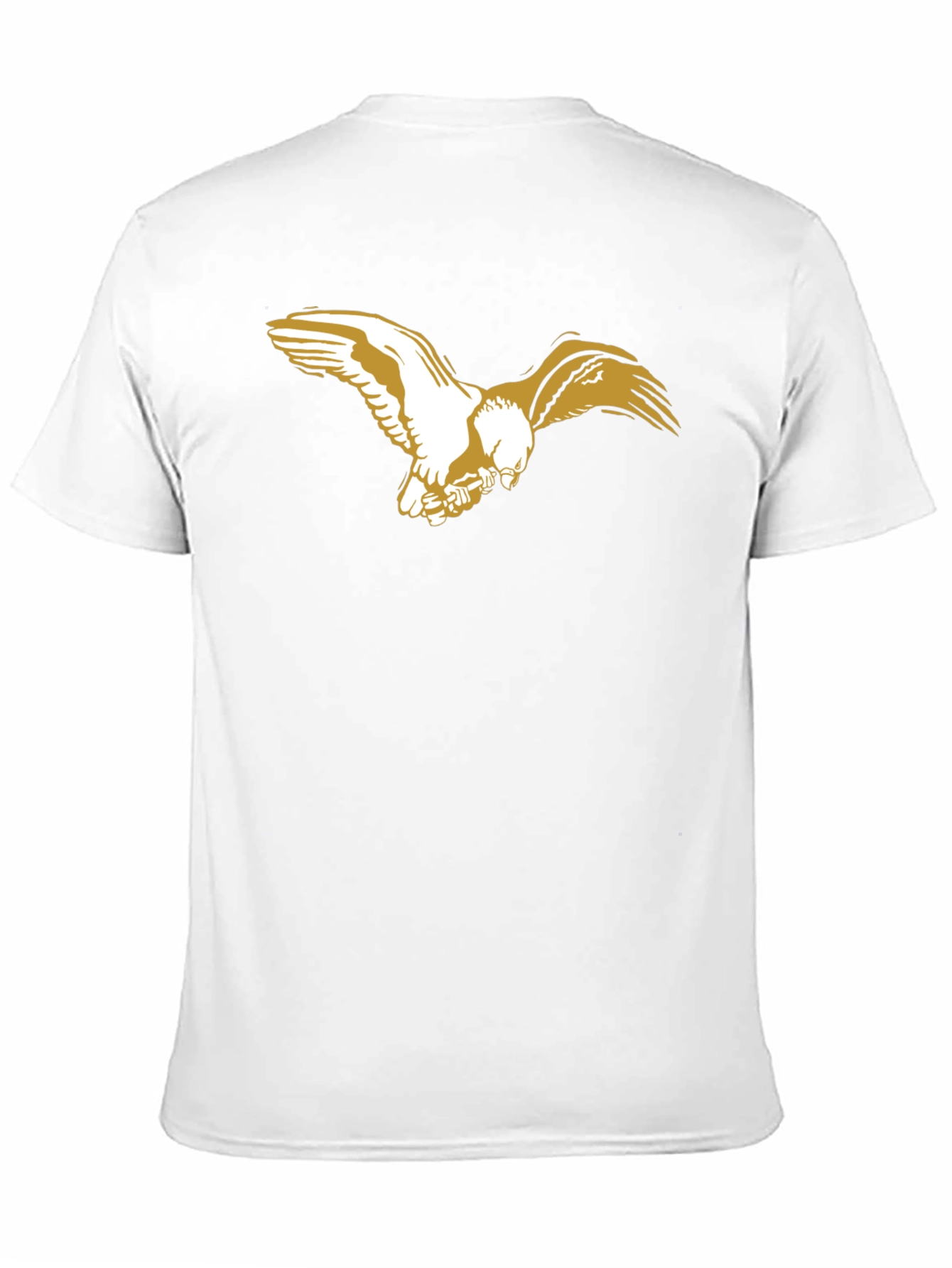 Black Tee with Eagle Design