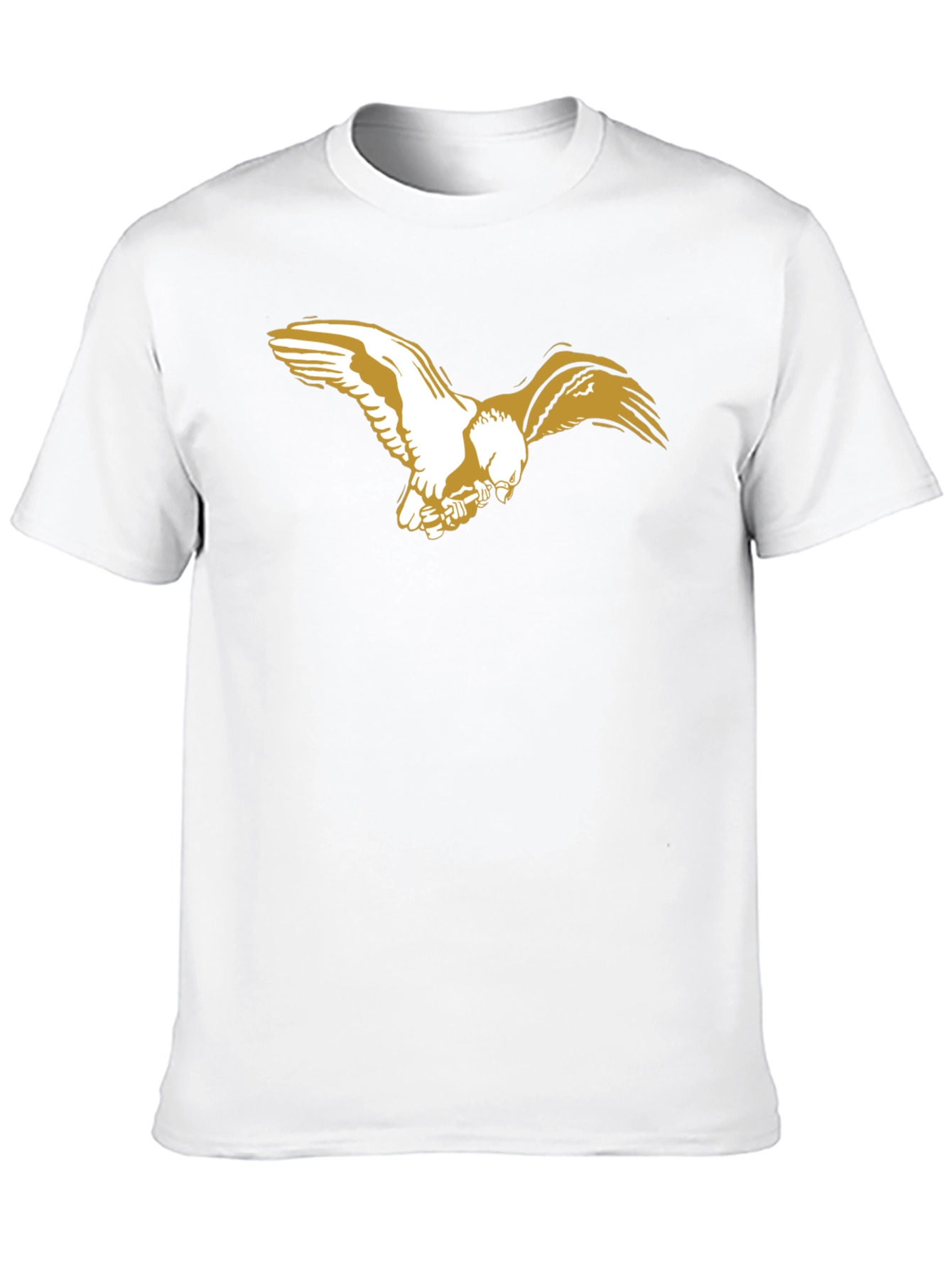 Black Tee with Eagle Design