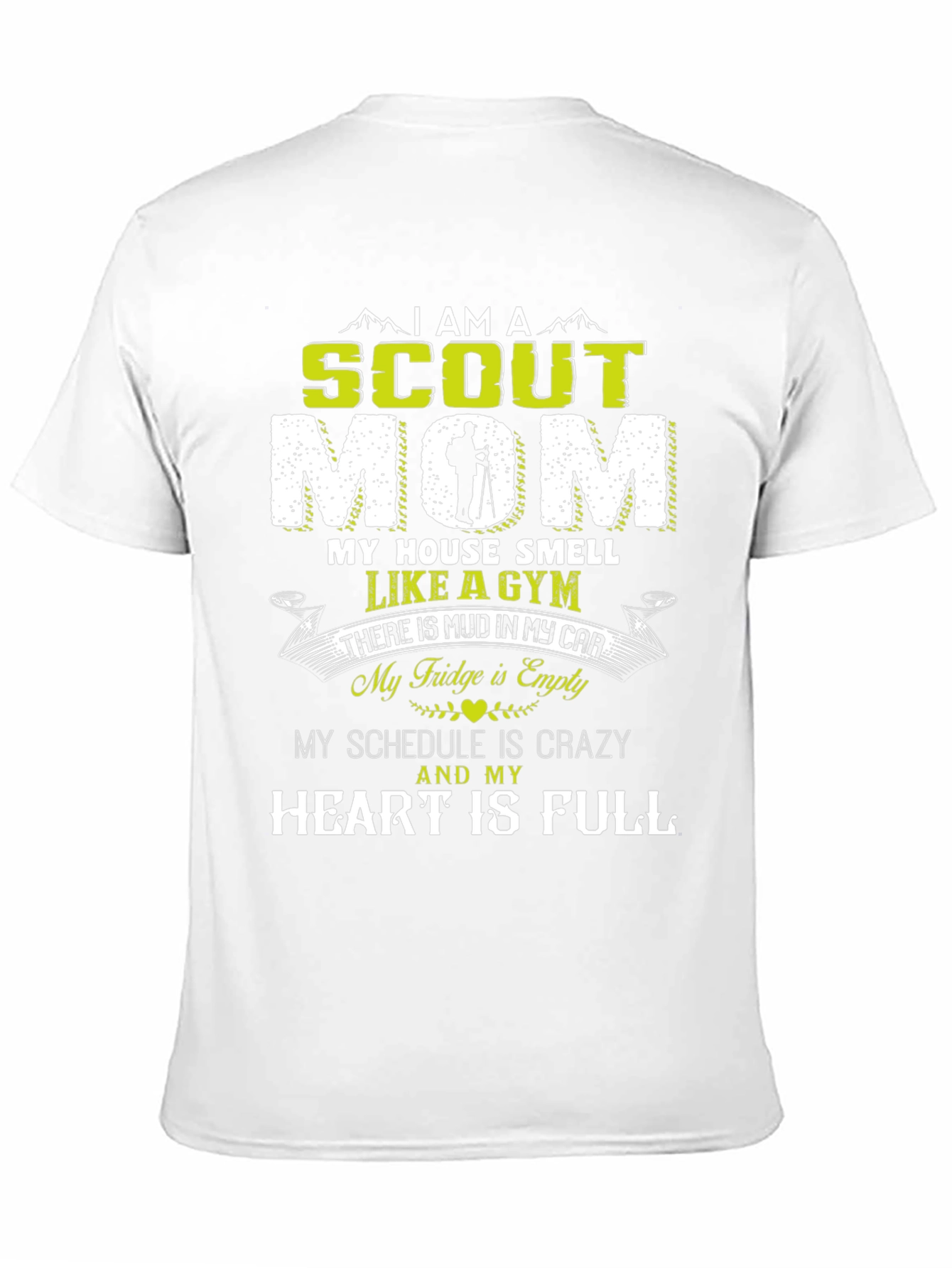 Scout Mom Graphic T-Shirt - Crazy Schedule Full Heart