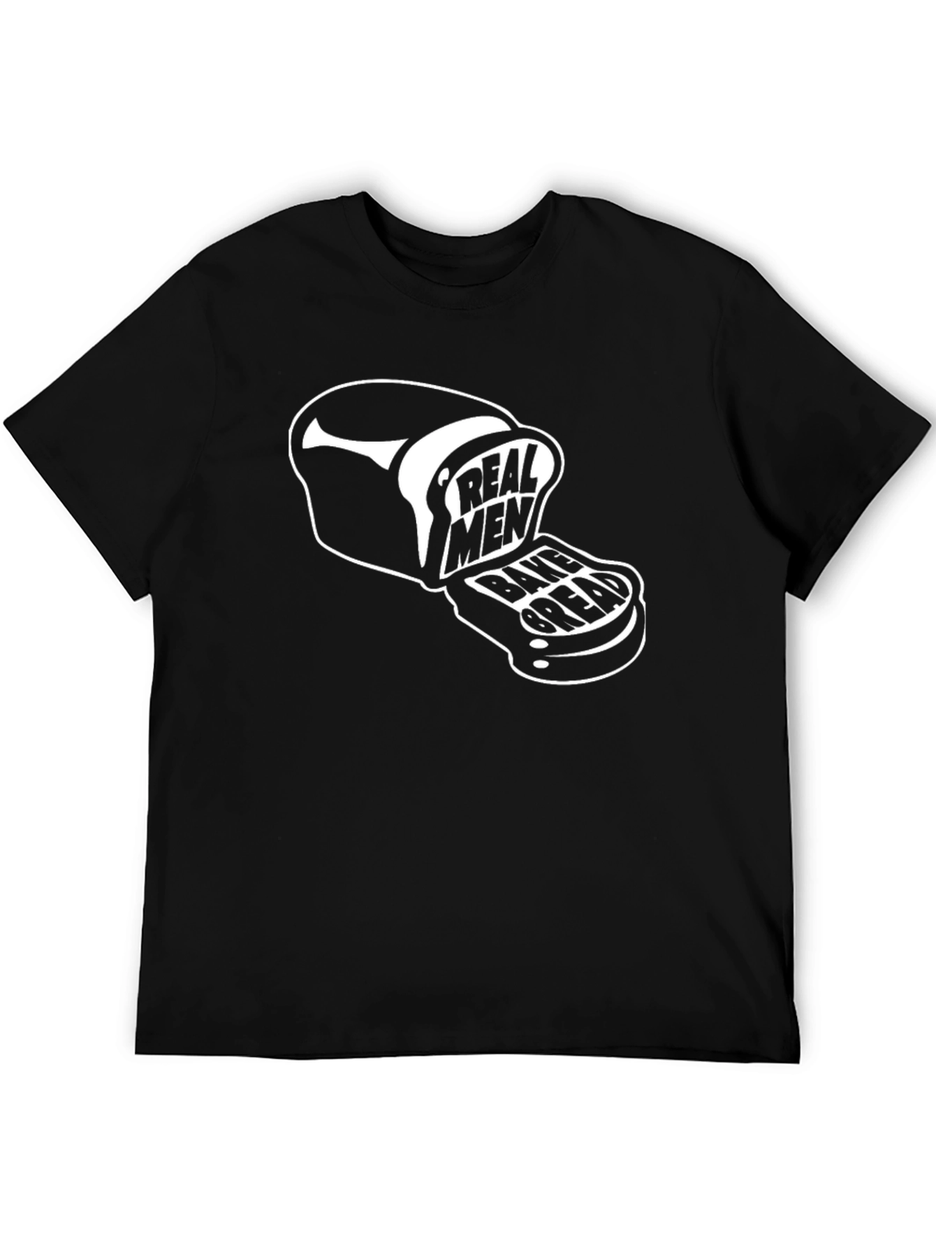 Real Men Bake Bread T-Shirt - Funny Baking Tee