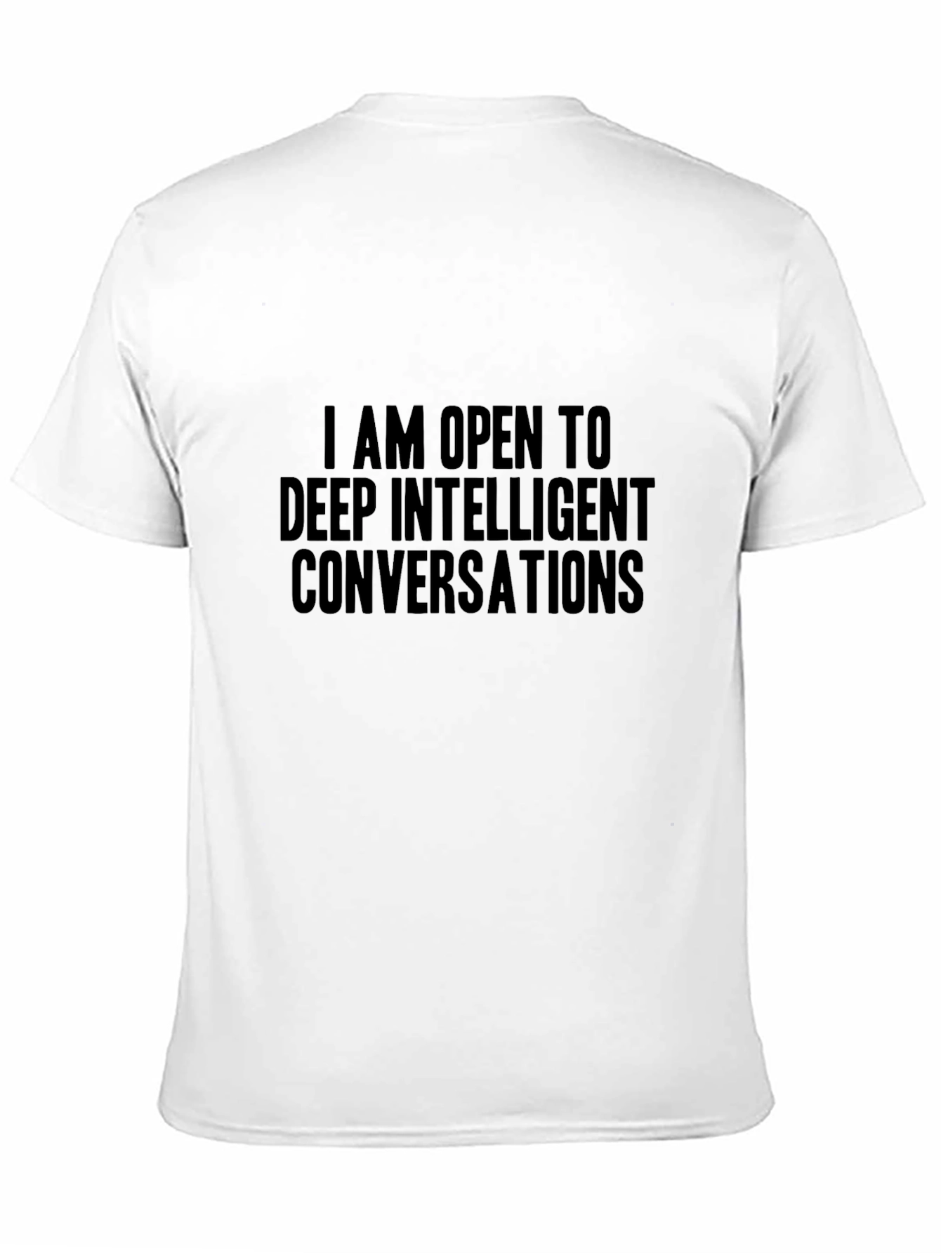 Deep Conversations Graphic Tee - Black