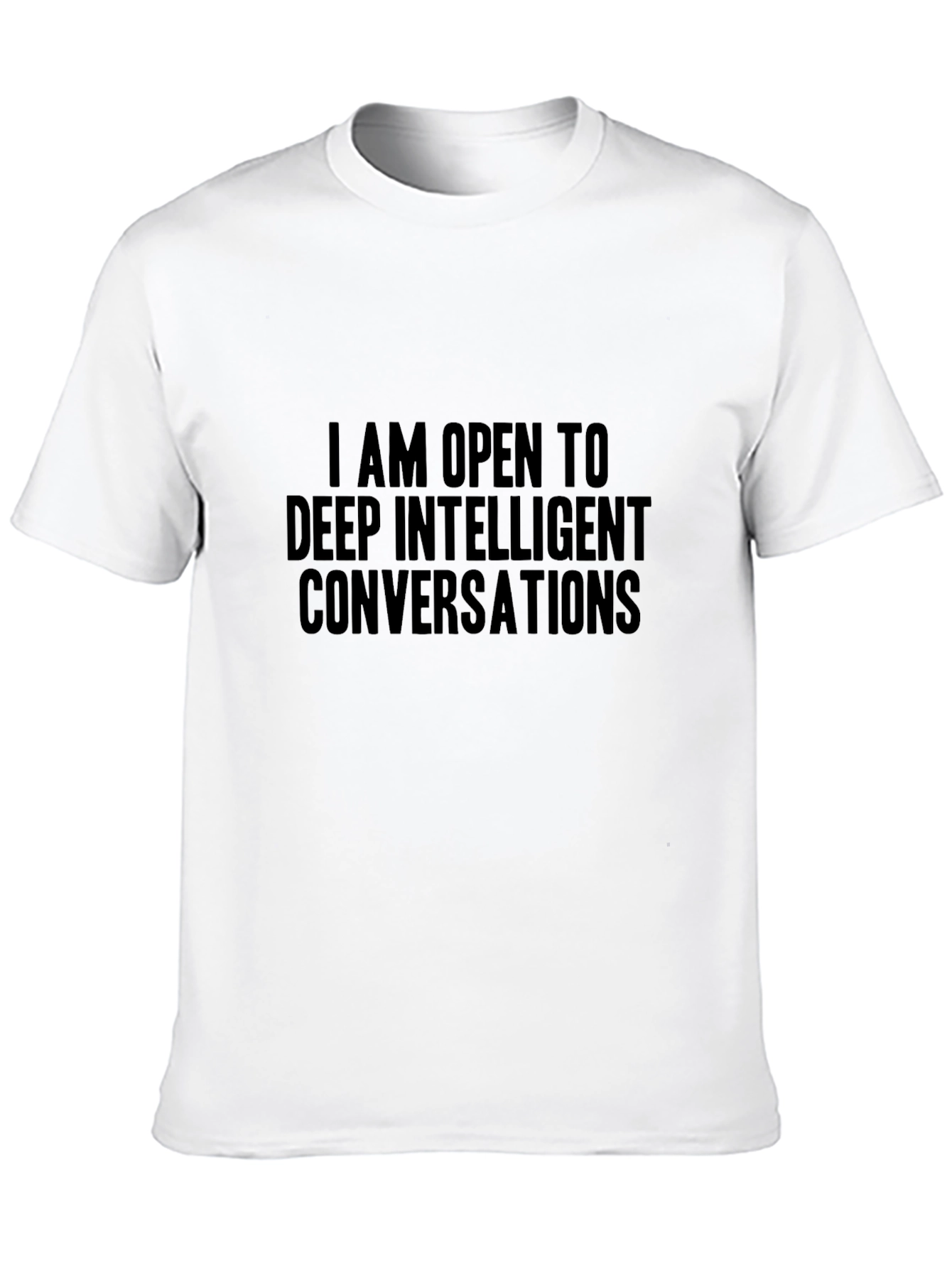 Deep Conversations Graphic Tee - Black