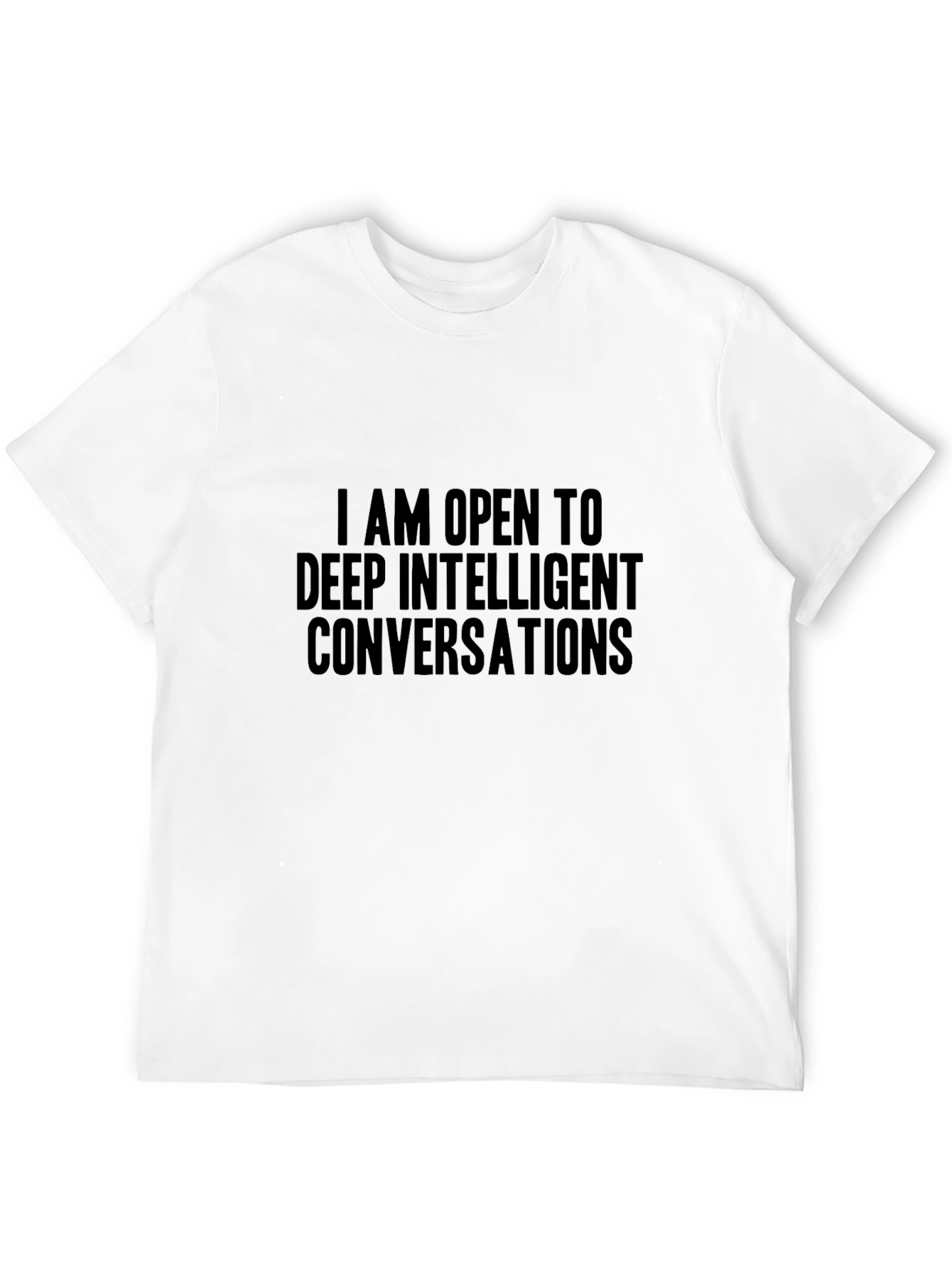 Deep Conversations Graphic Tee - Black