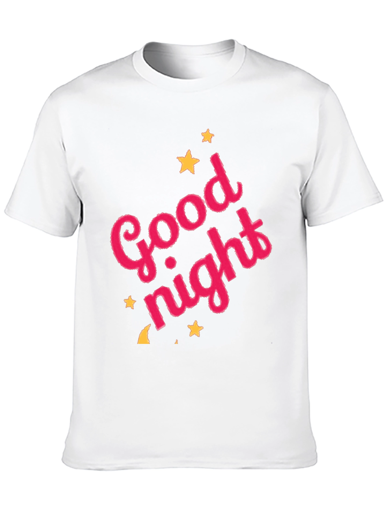 Good Night Graphic Tee - Black Cotton T-Shirt