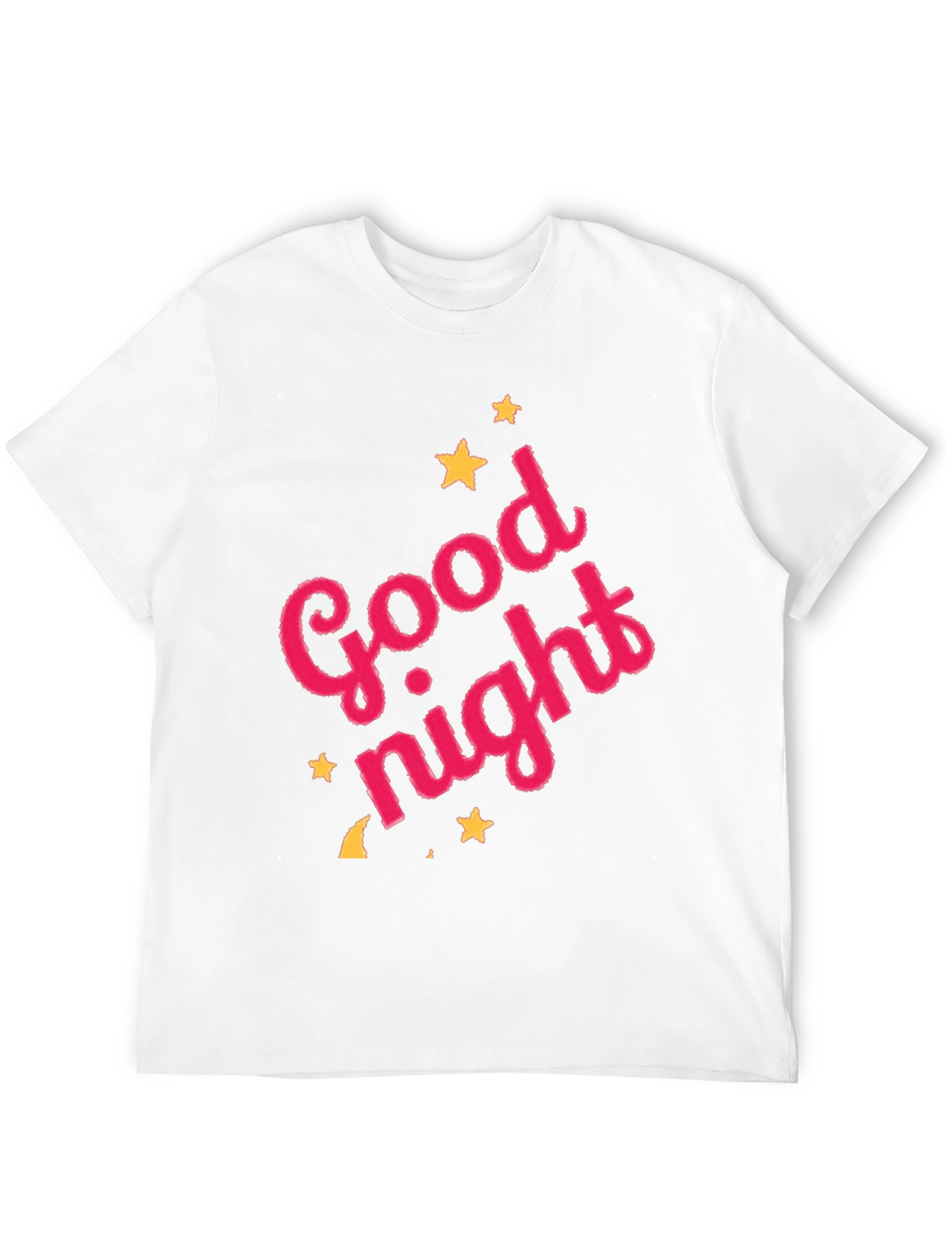 Good Night Graphic Tee - Black Cotton T-Shirt