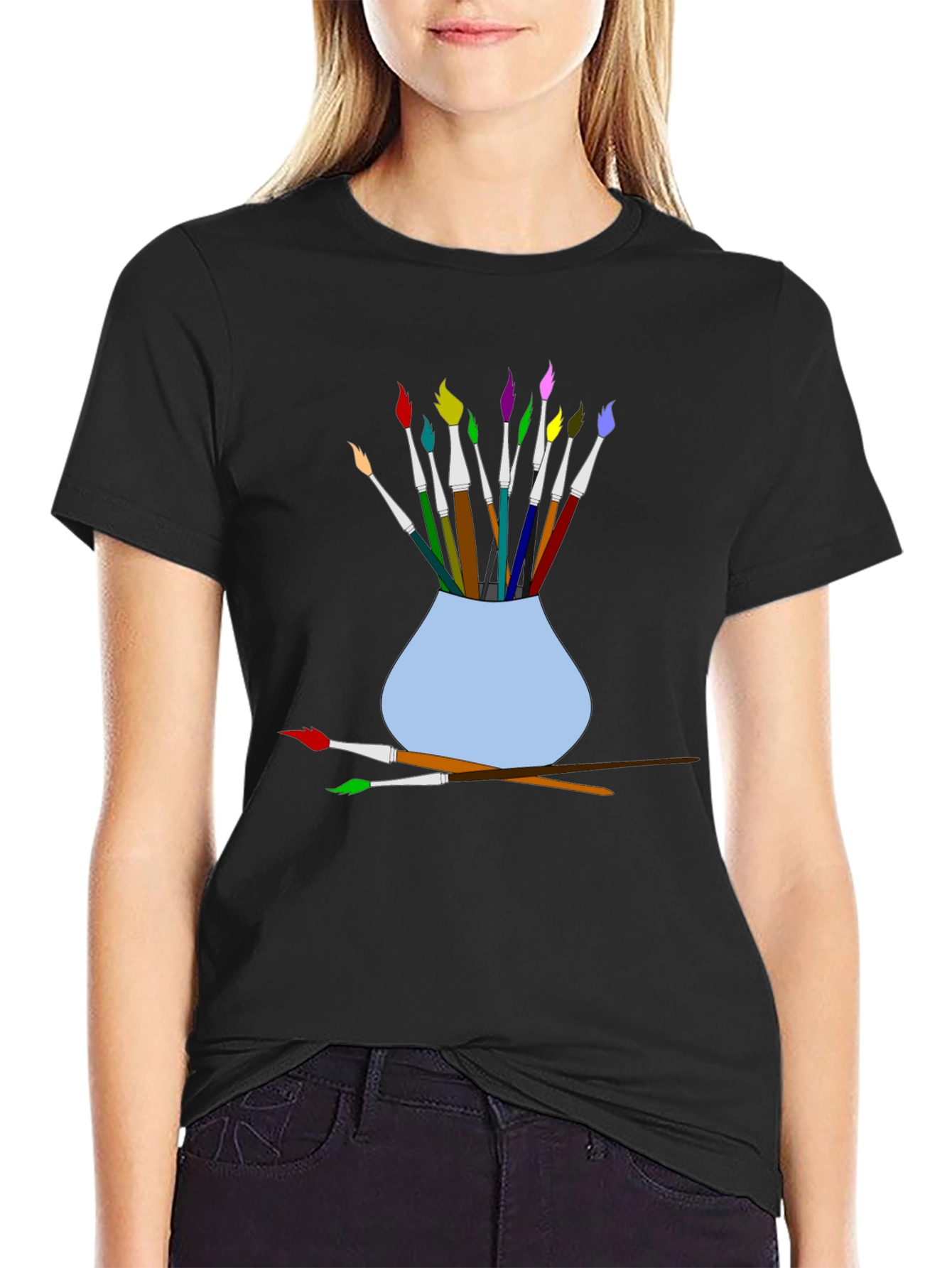 Painters Brush T-Shirt - Artistic Expression