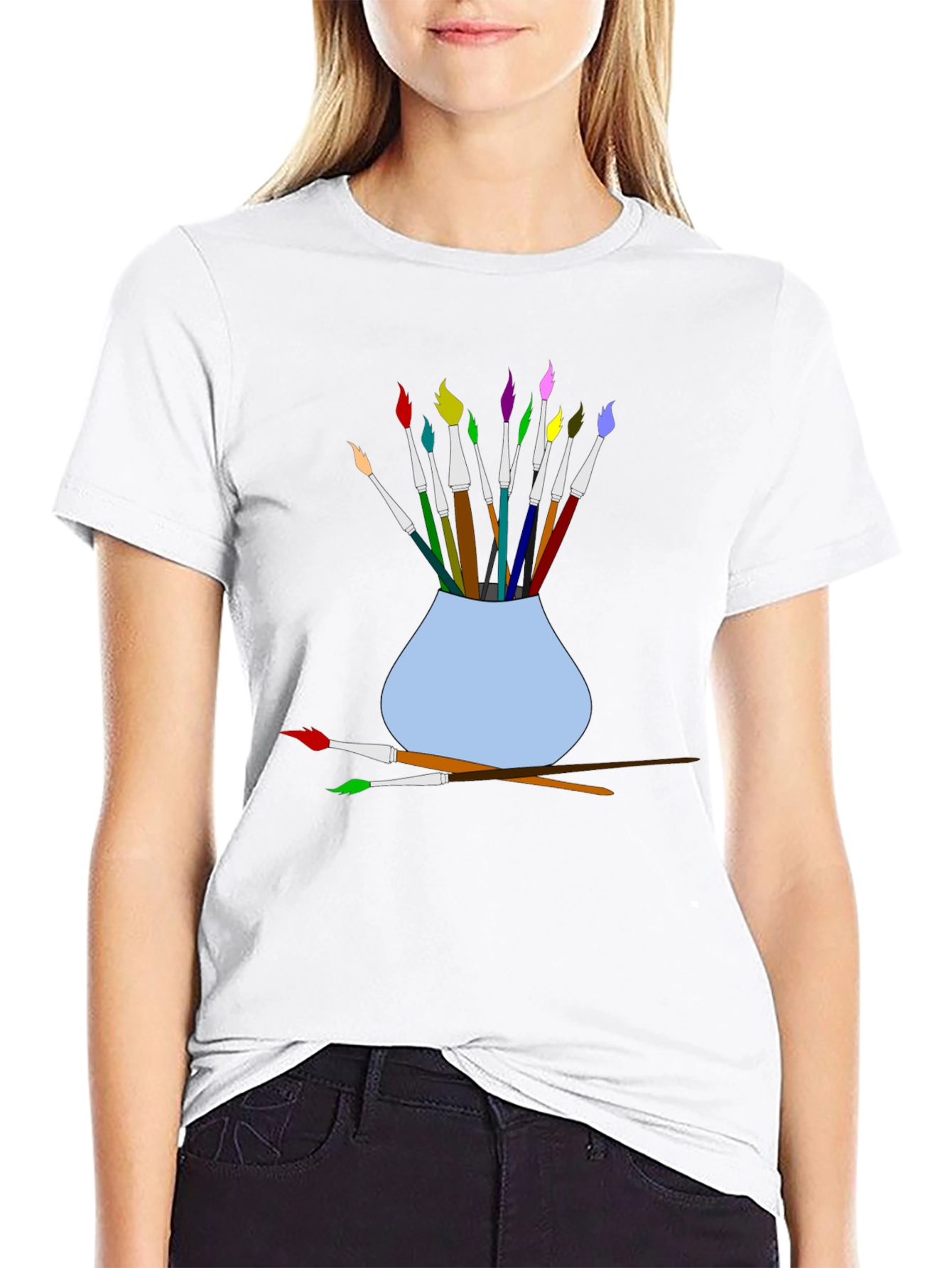 Painters Brush T-Shirt - Artistic Expression