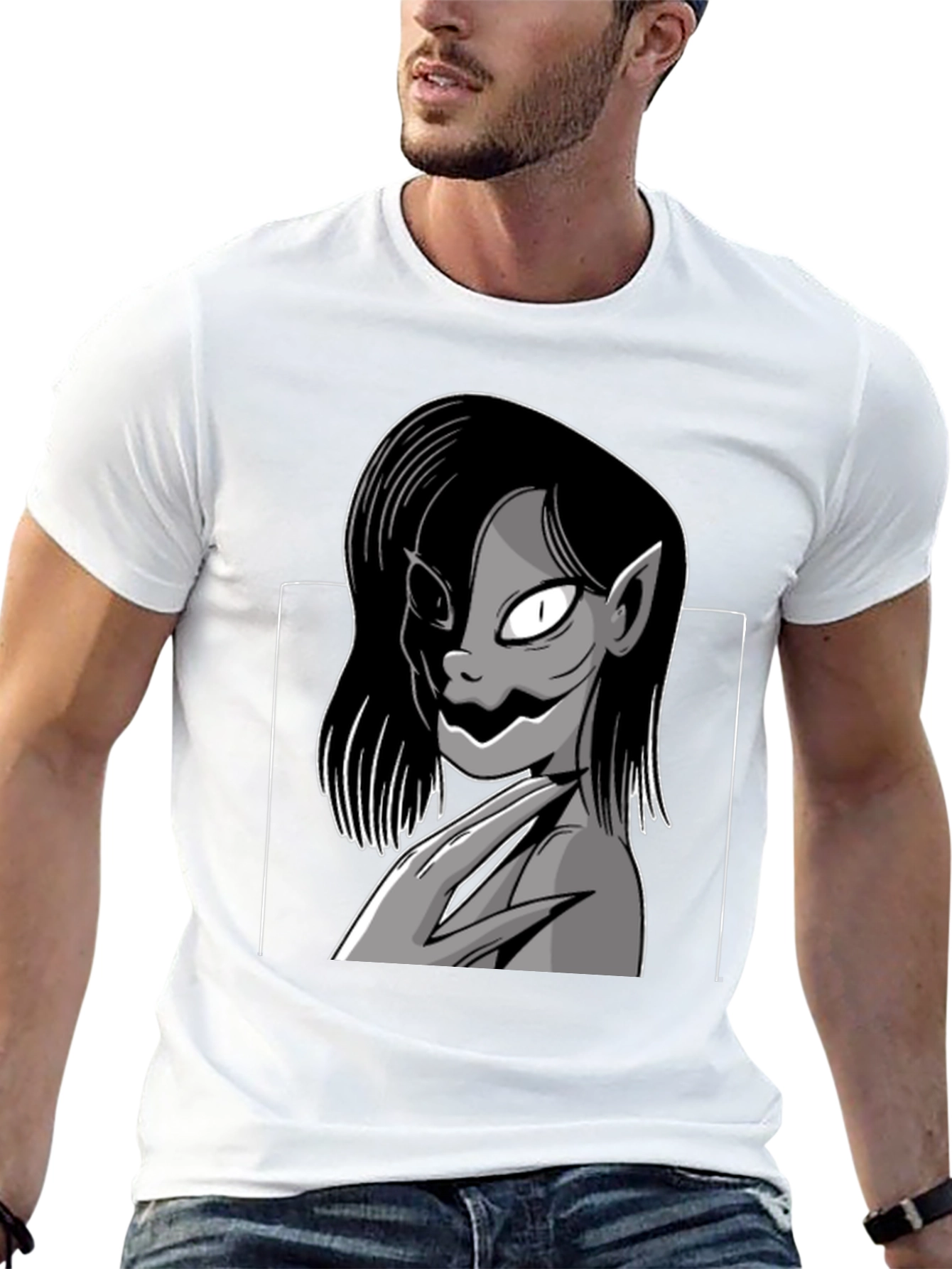 Monster Girl Graphic Tee - Unisex Black T-Shirt