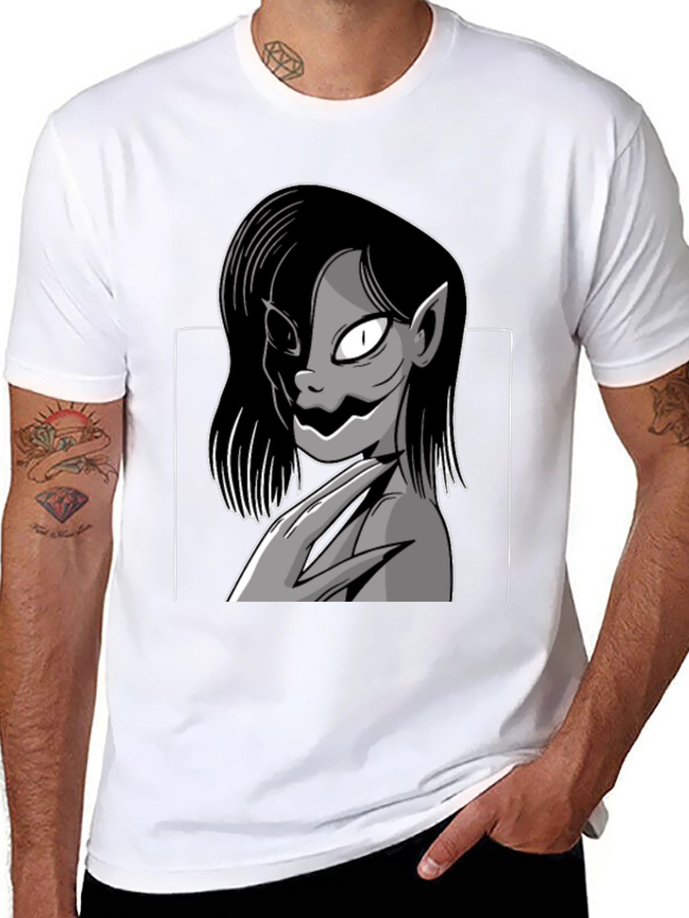 Monster Girl Graphic Tee - Unisex Black T-Shirt