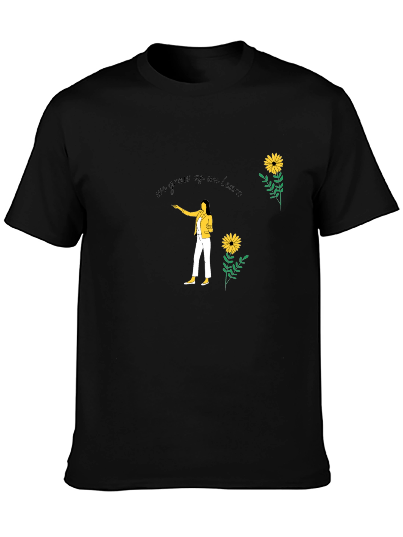 We Grow As We Learn Graphic Tee