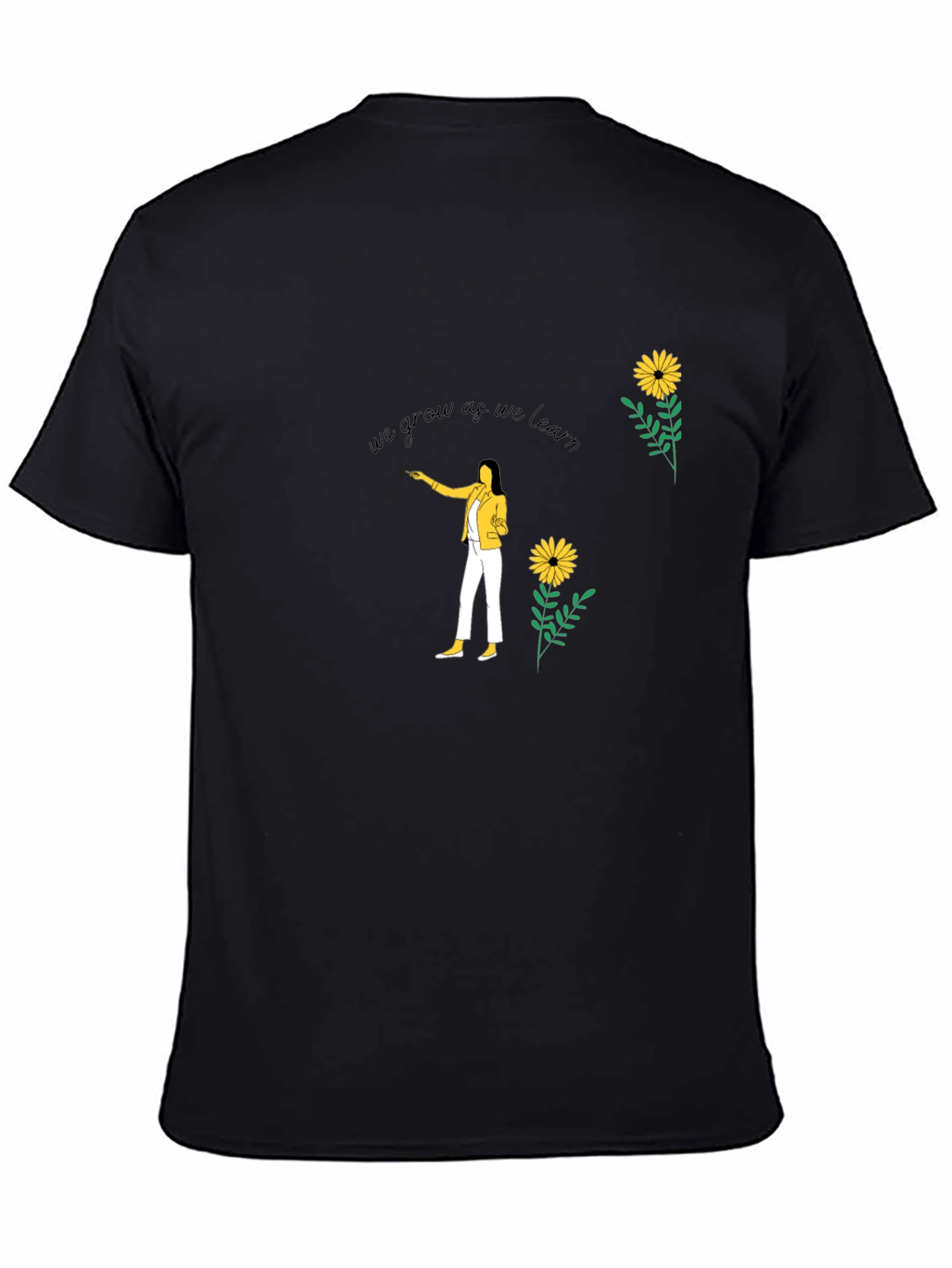 We Grow As We Learn Graphic Tee