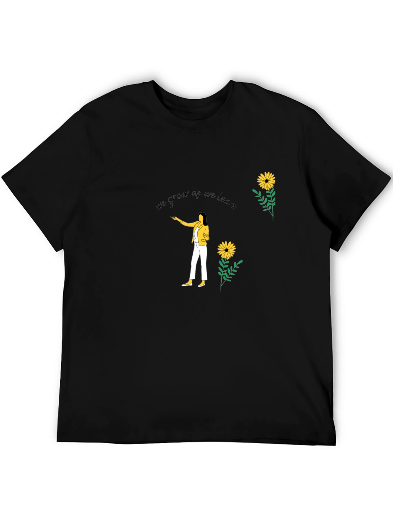 We Grow As We Learn Graphic Tee