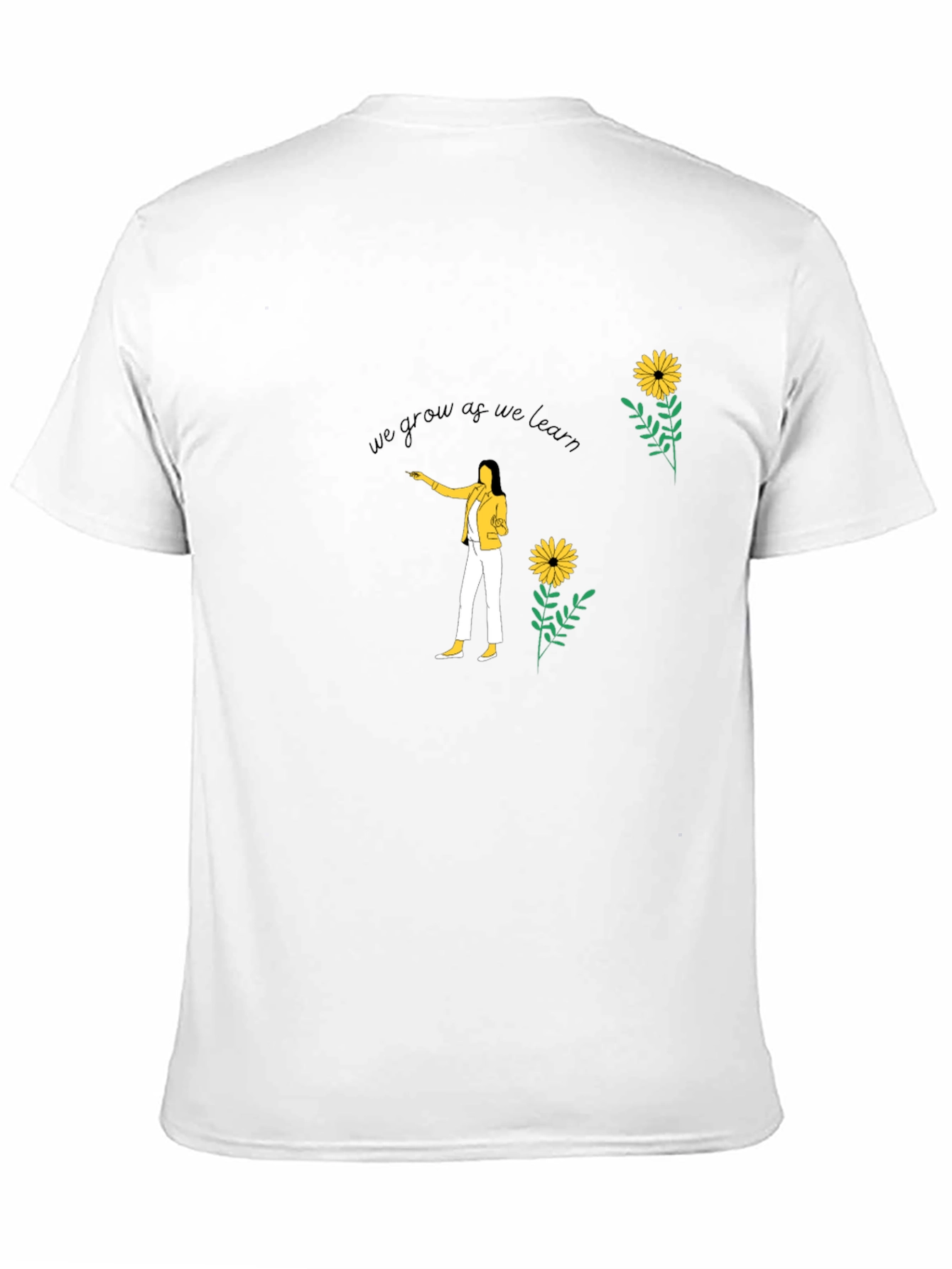 We Grow As We Learn Graphic Tee