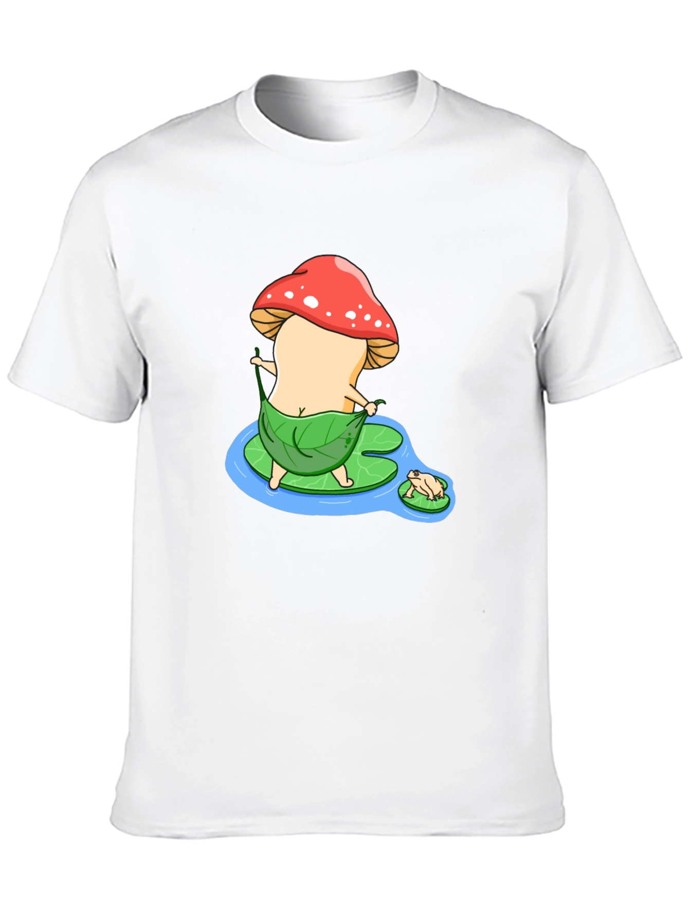 Mushroom Cartoon Graphic T-Shirt