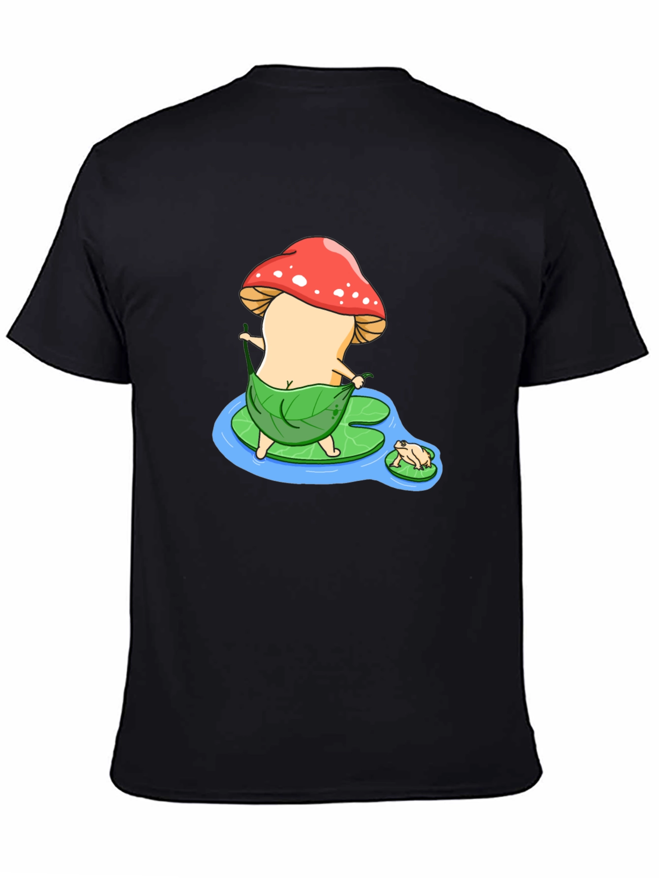 Mushroom Cartoon Graphic T-Shirt