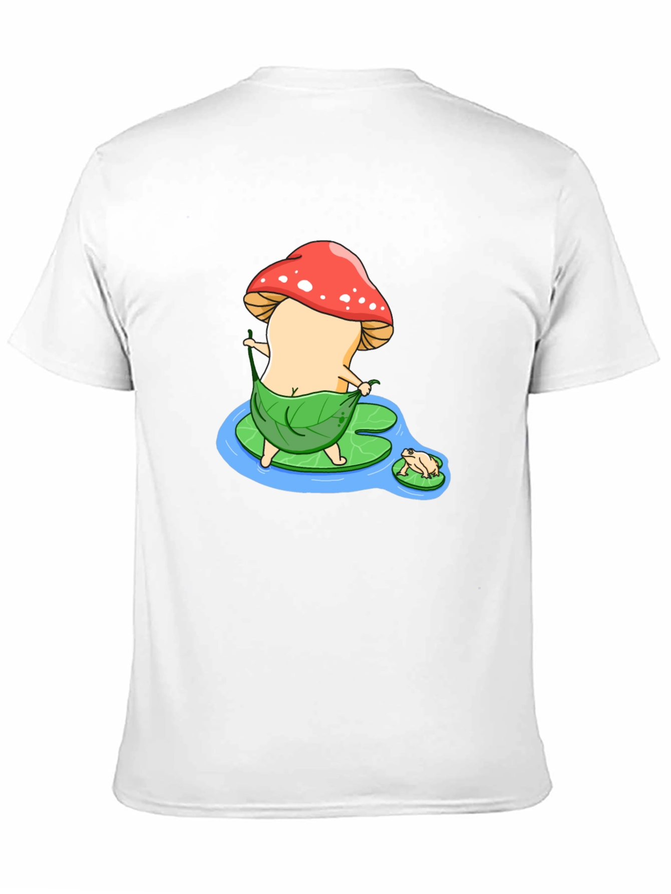 Mushroom Cartoon Graphic T-Shirt