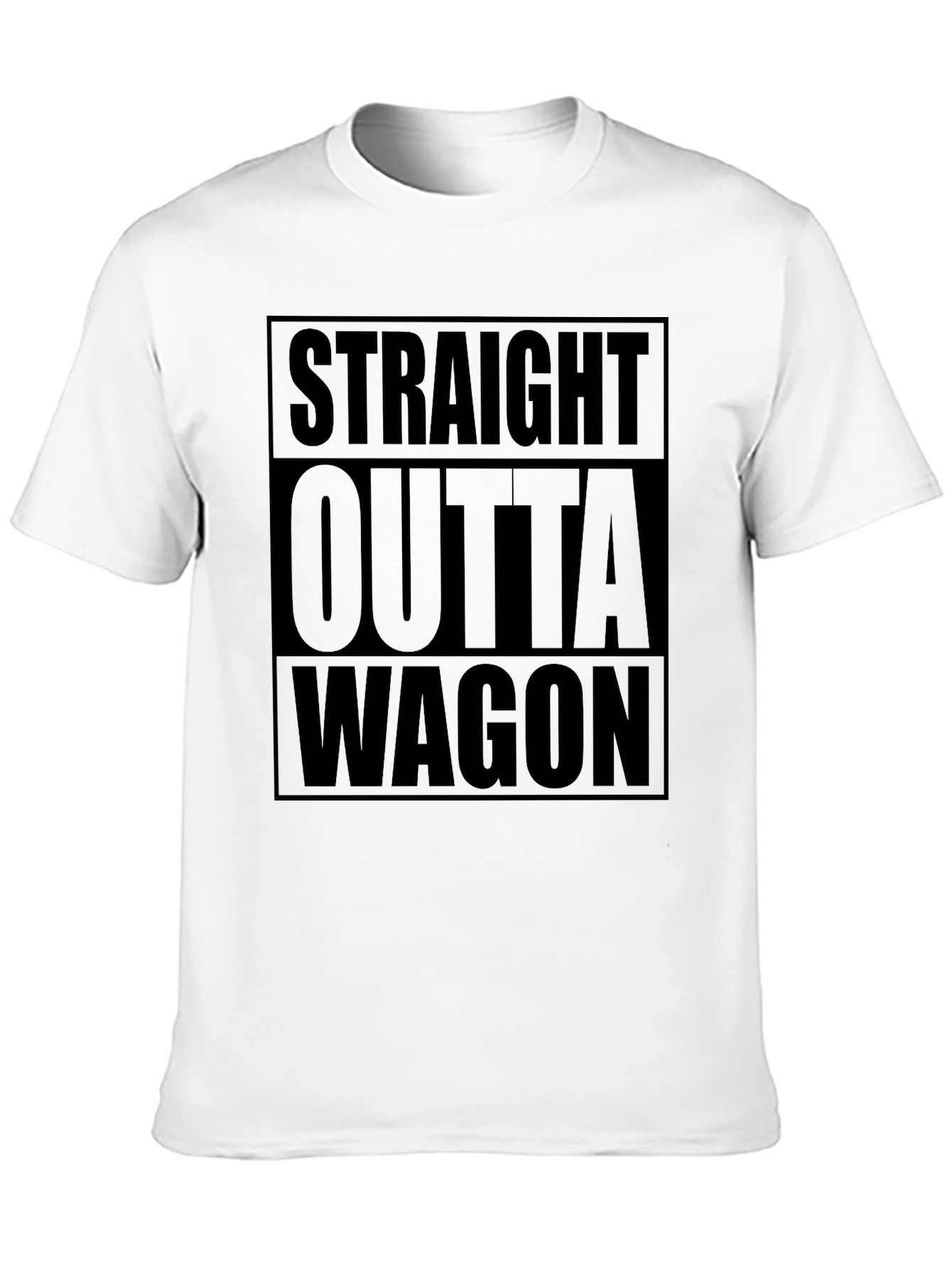 Straight Outta Wagon - Novelty Graphic Tee