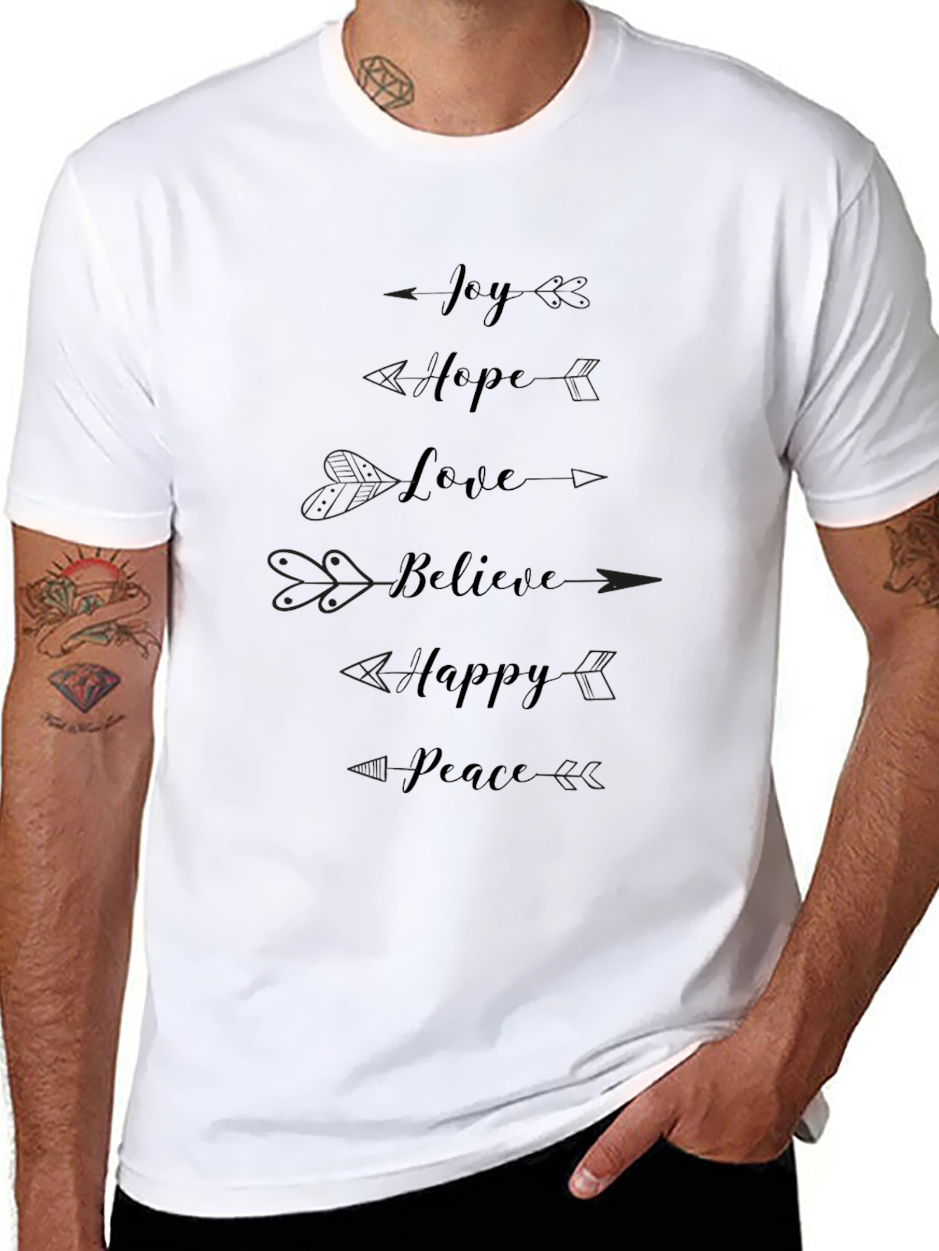 Joy Hope Love Believe T-Shirt