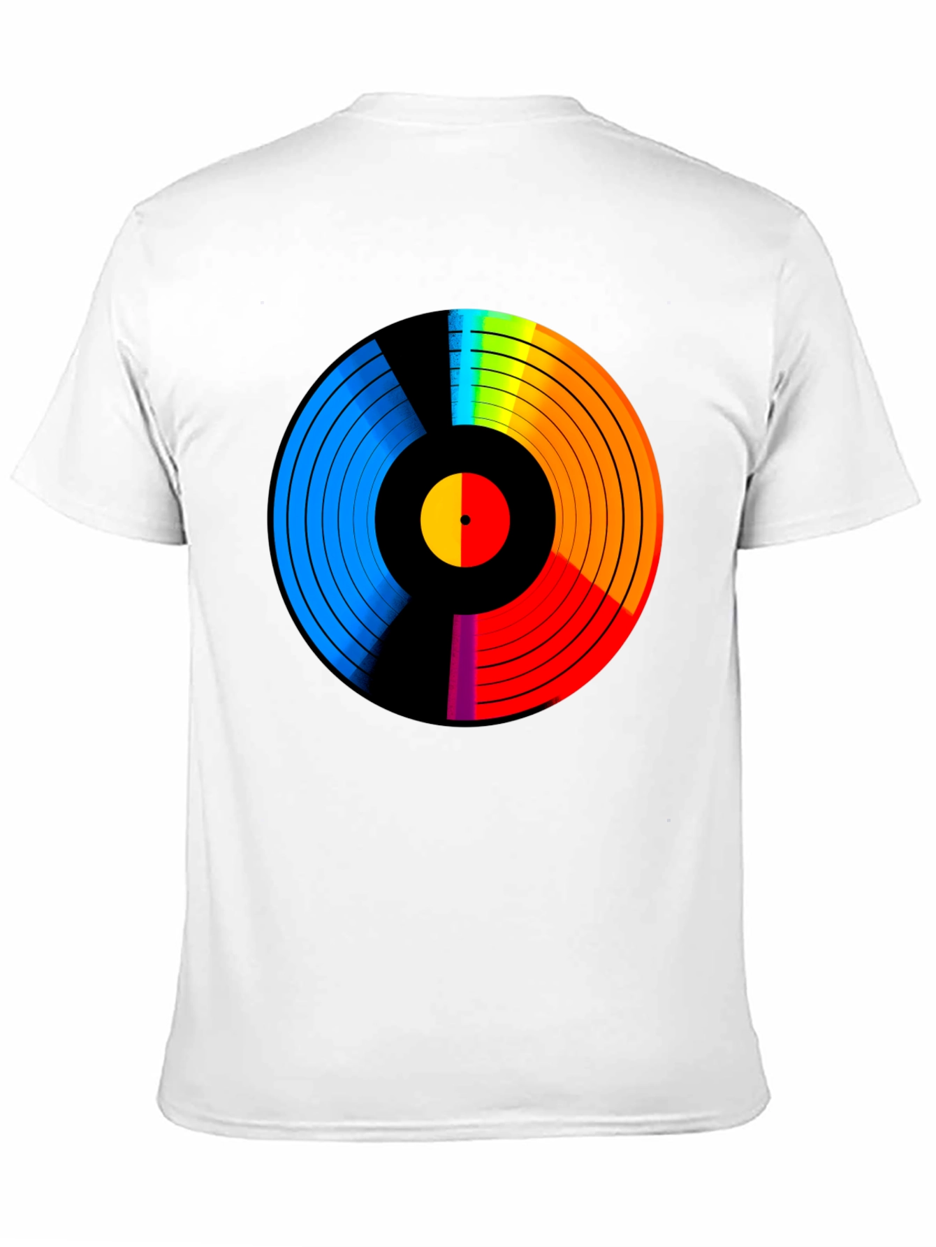 Retro Vinyl Record Rainbow T-Shirt