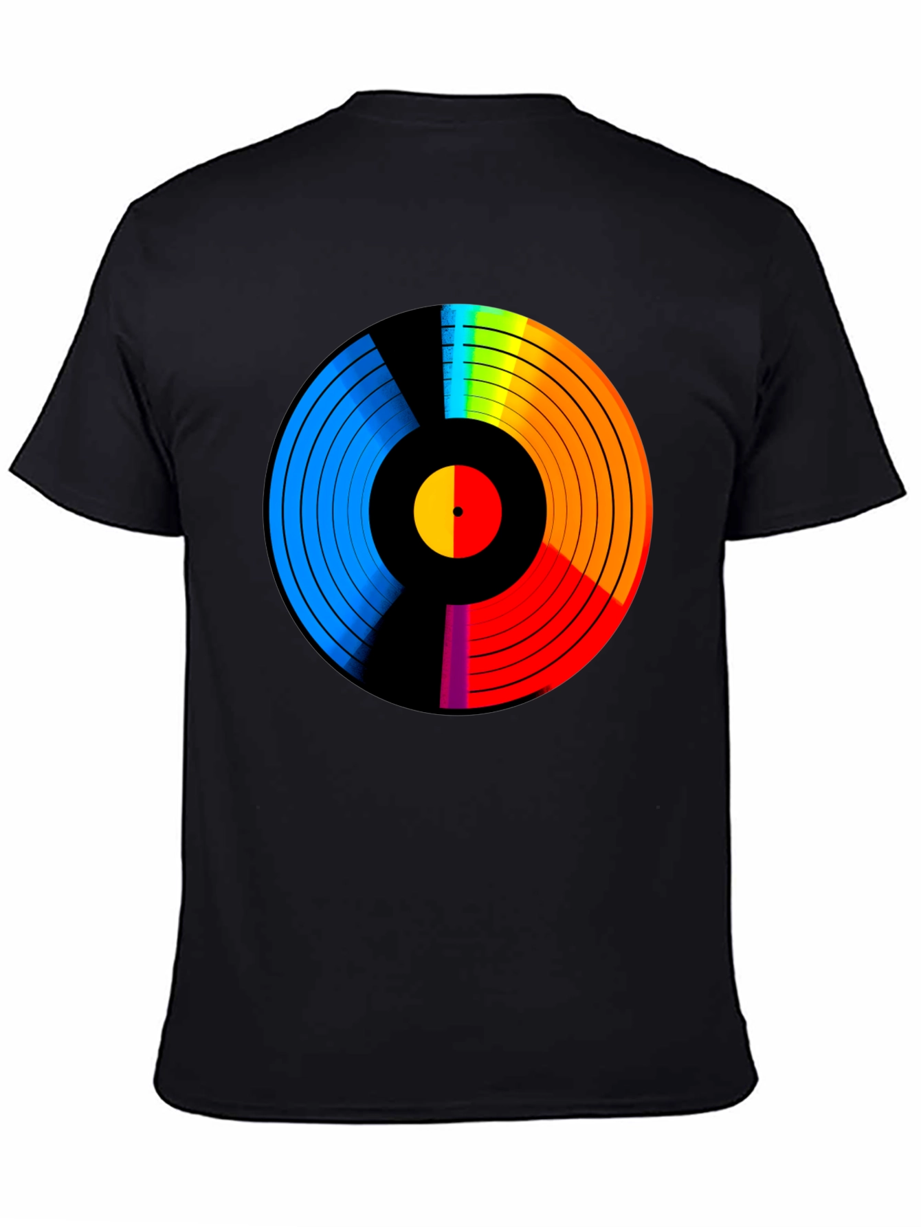 Retro Vinyl Record Rainbow T-Shirt