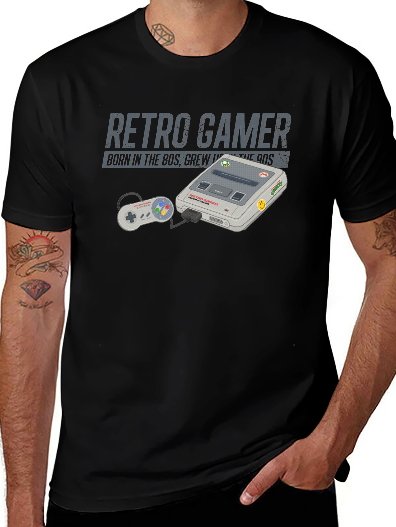 Retro Gamer T-Shirt - Born in the 80s