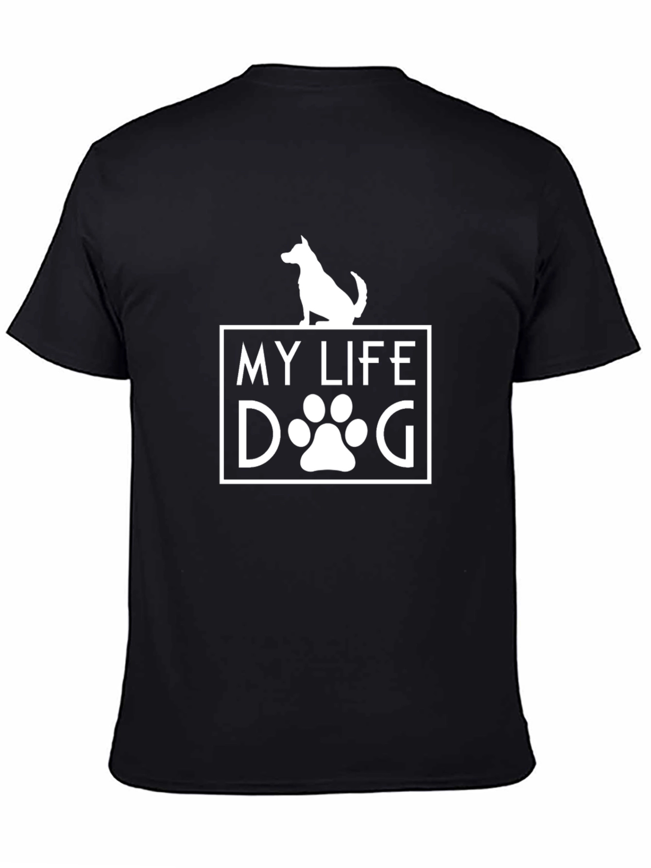 My Life Dog T-Shirt - Black