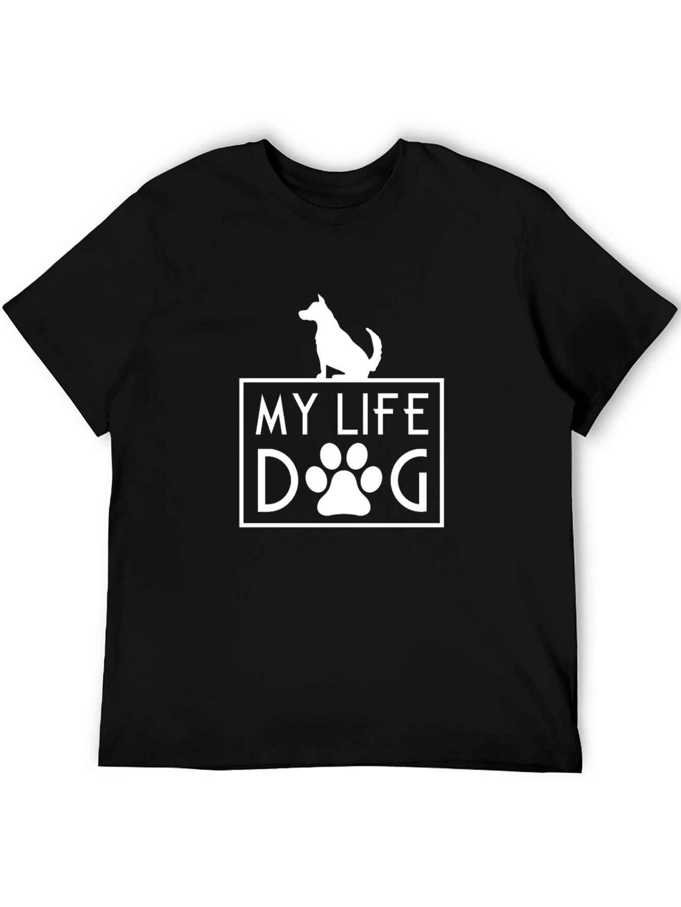 My Life Dog T-Shirt - Black