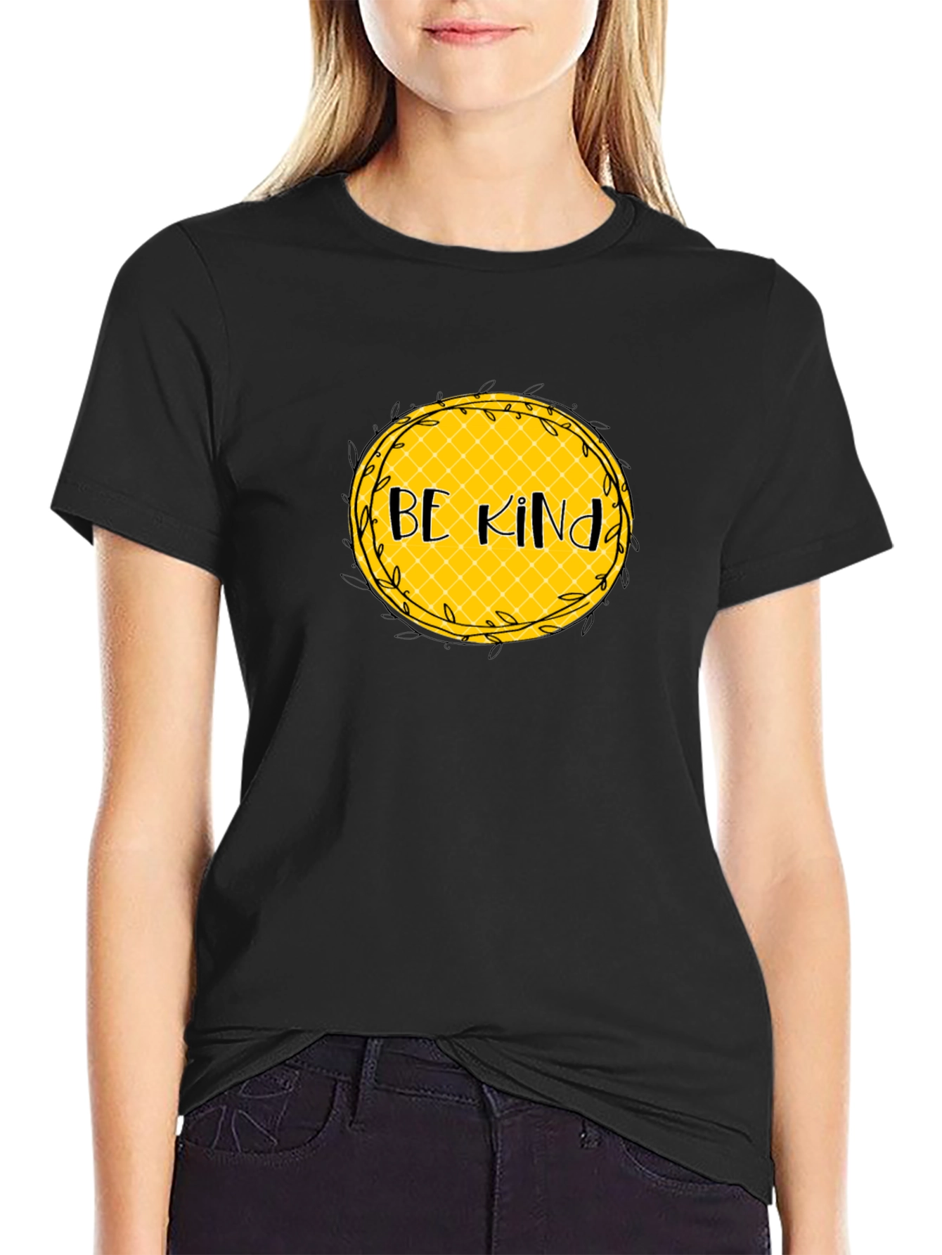 Be Kind Graphic Tee - Black