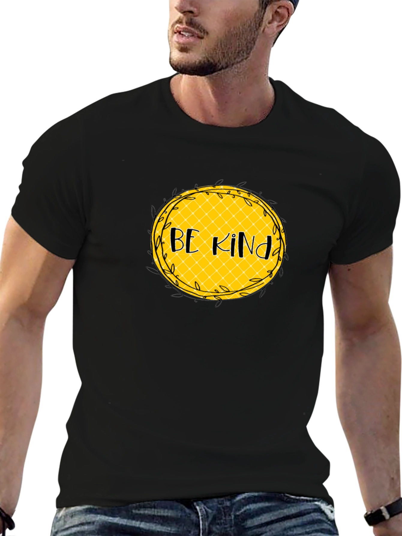 Be Kind Graphic Tee - Black