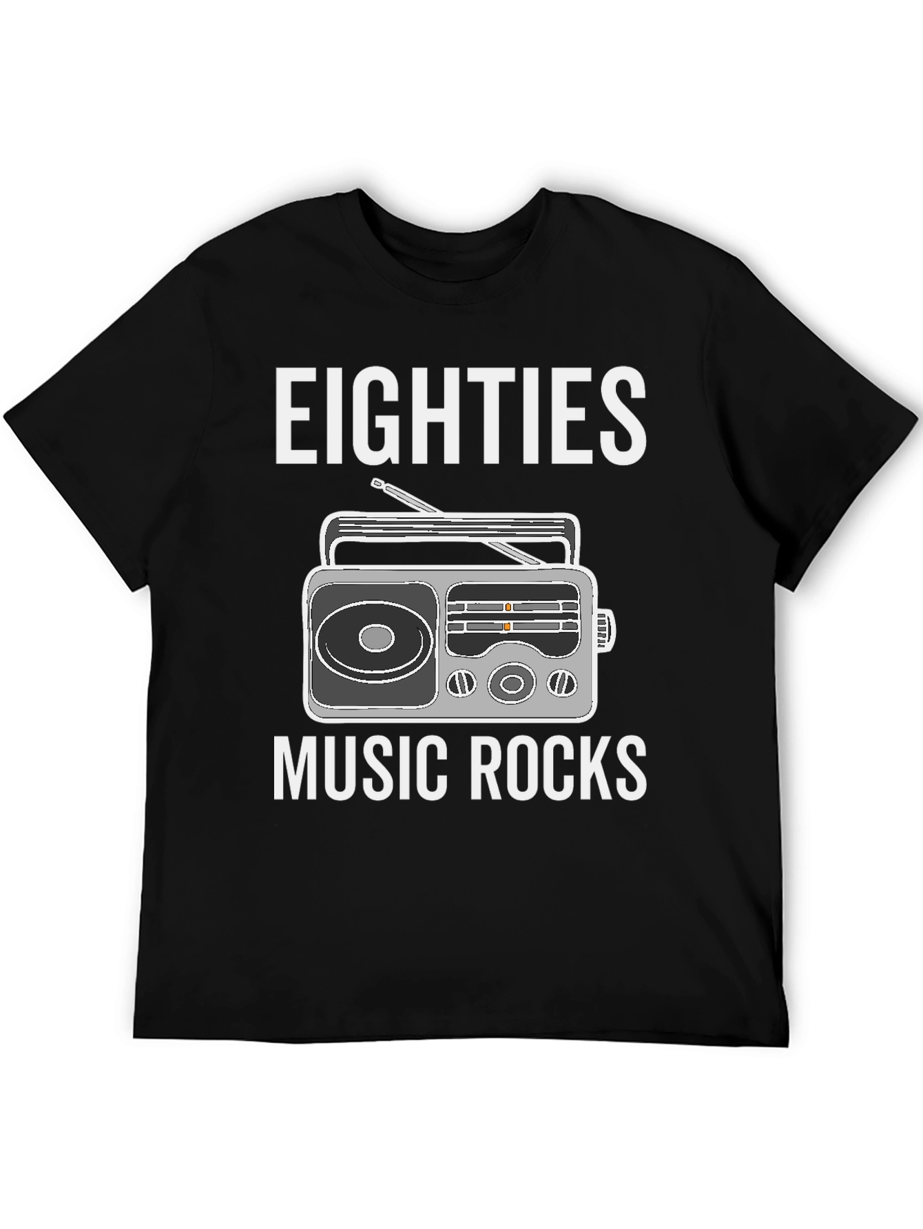 Eighties Music Rocks Graphic T-Shirt