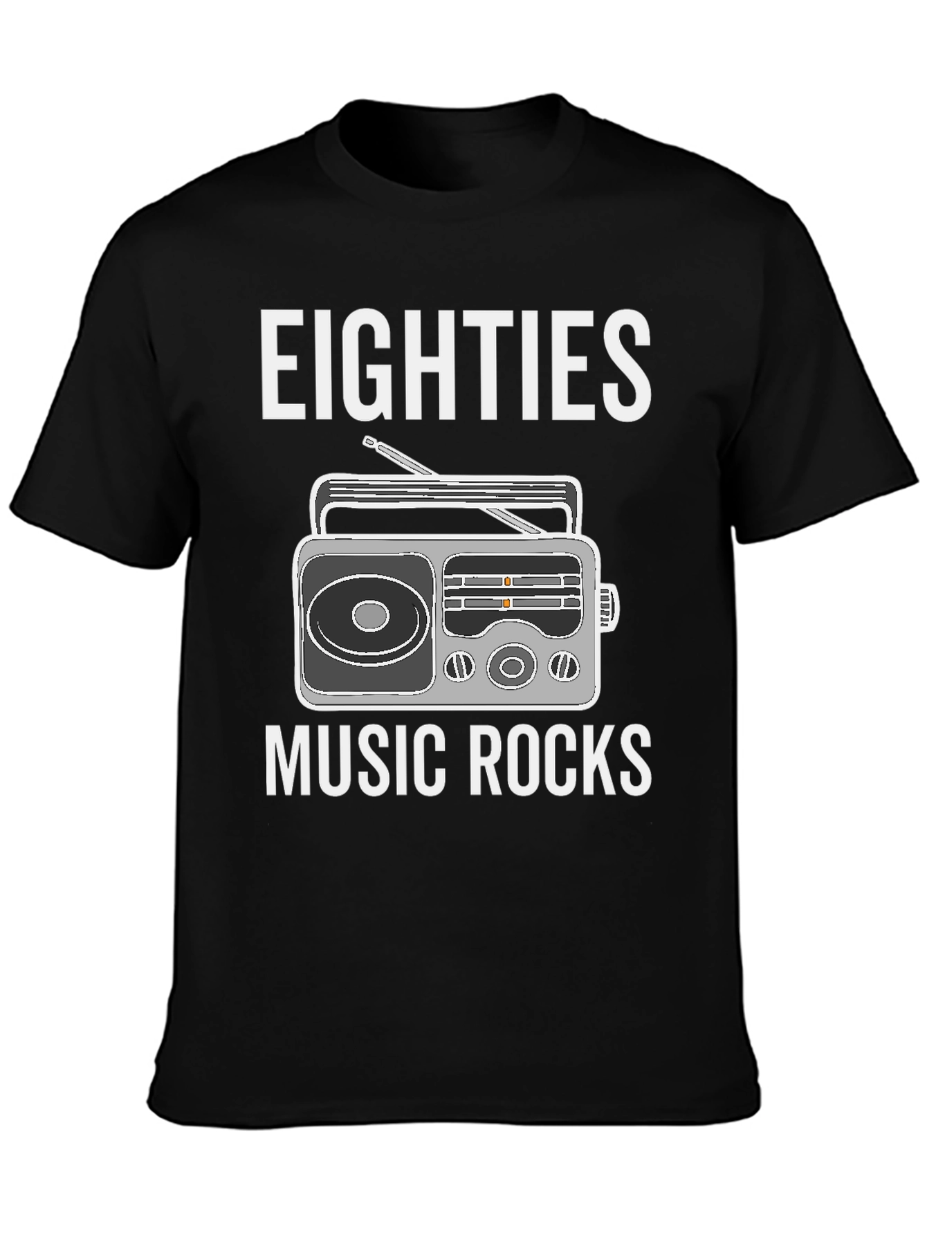 Eighties Music Rocks Graphic T-Shirt