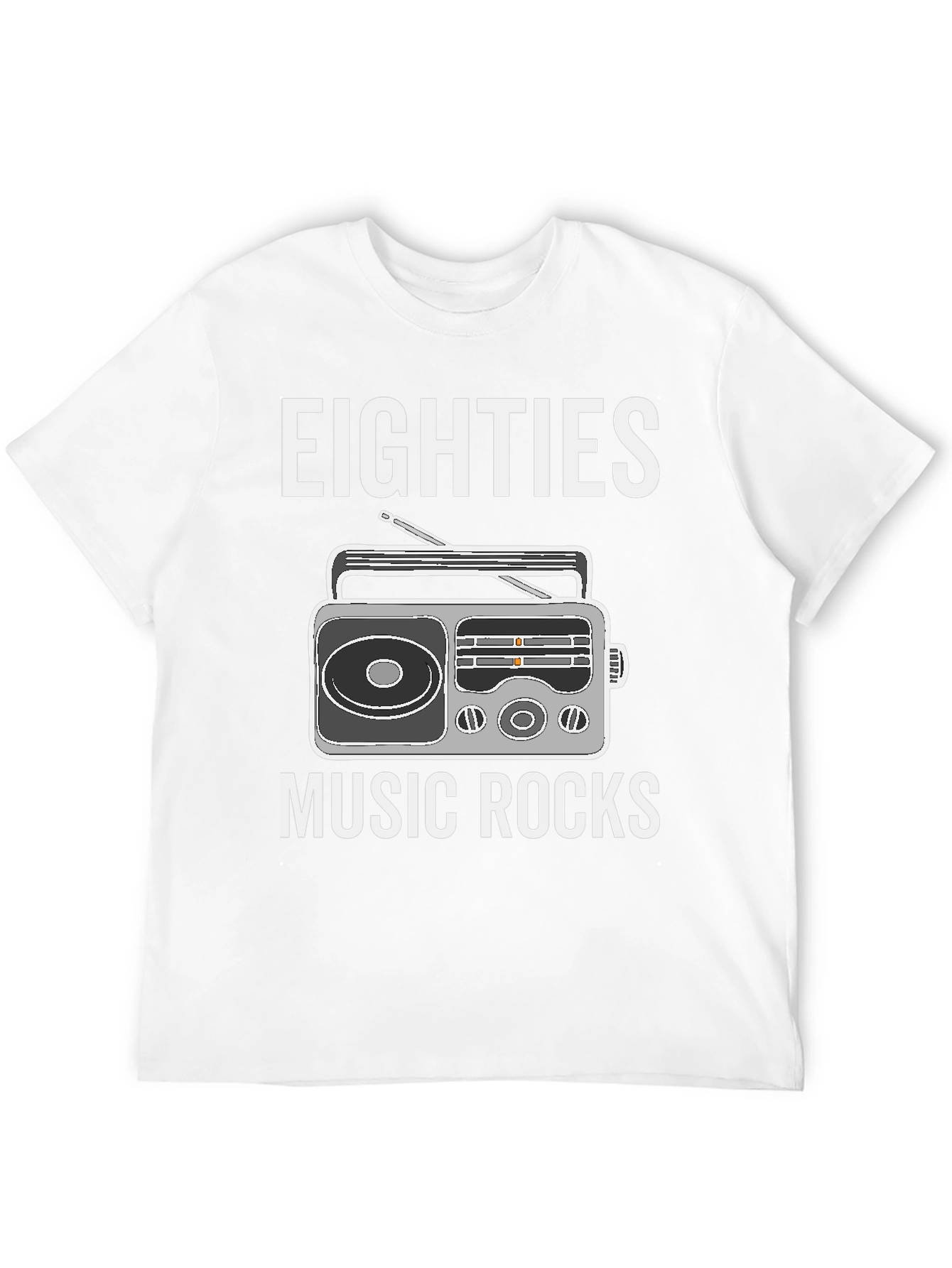 Eighties Music Rocks Graphic T-Shirt