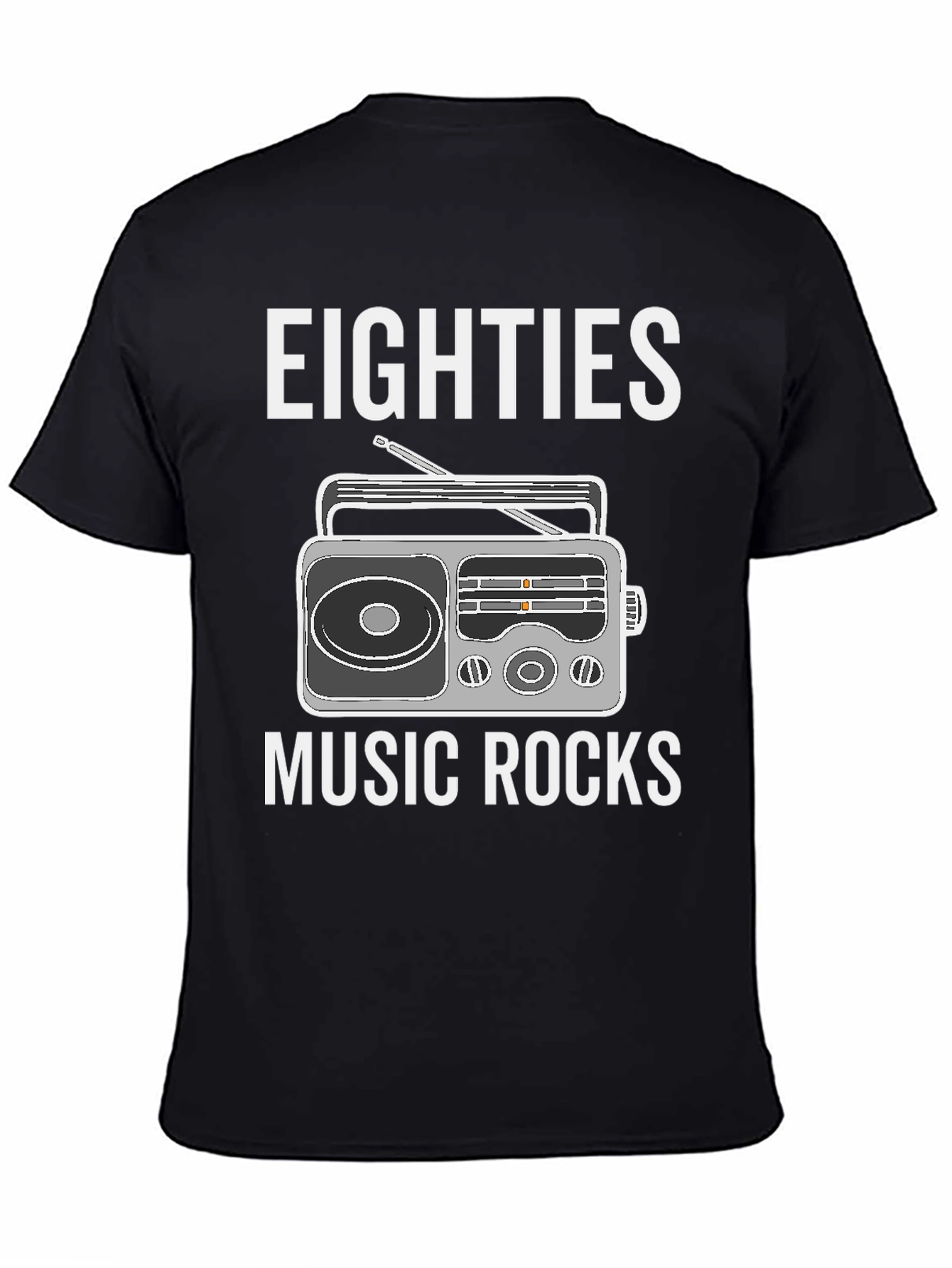 Eighties Music Rocks Graphic T-Shirt