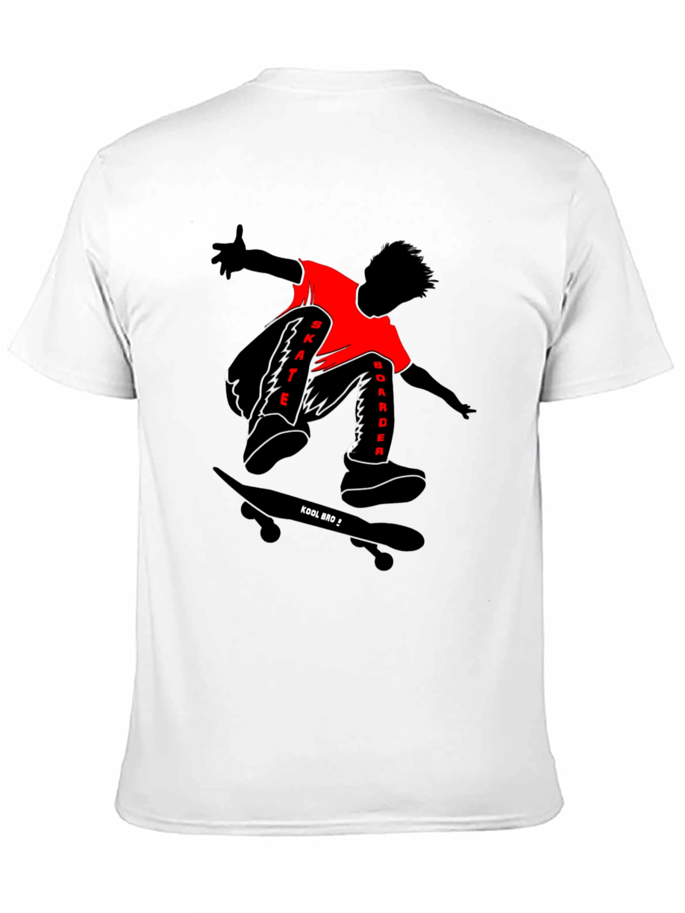 Skateboarder Graphic T-Shirt - Kool Bro Design