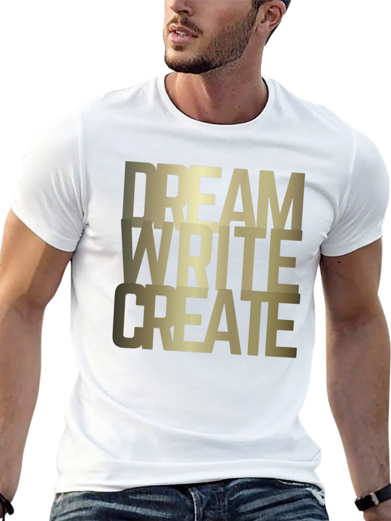 Dream Write Create Graphic Tee - Black