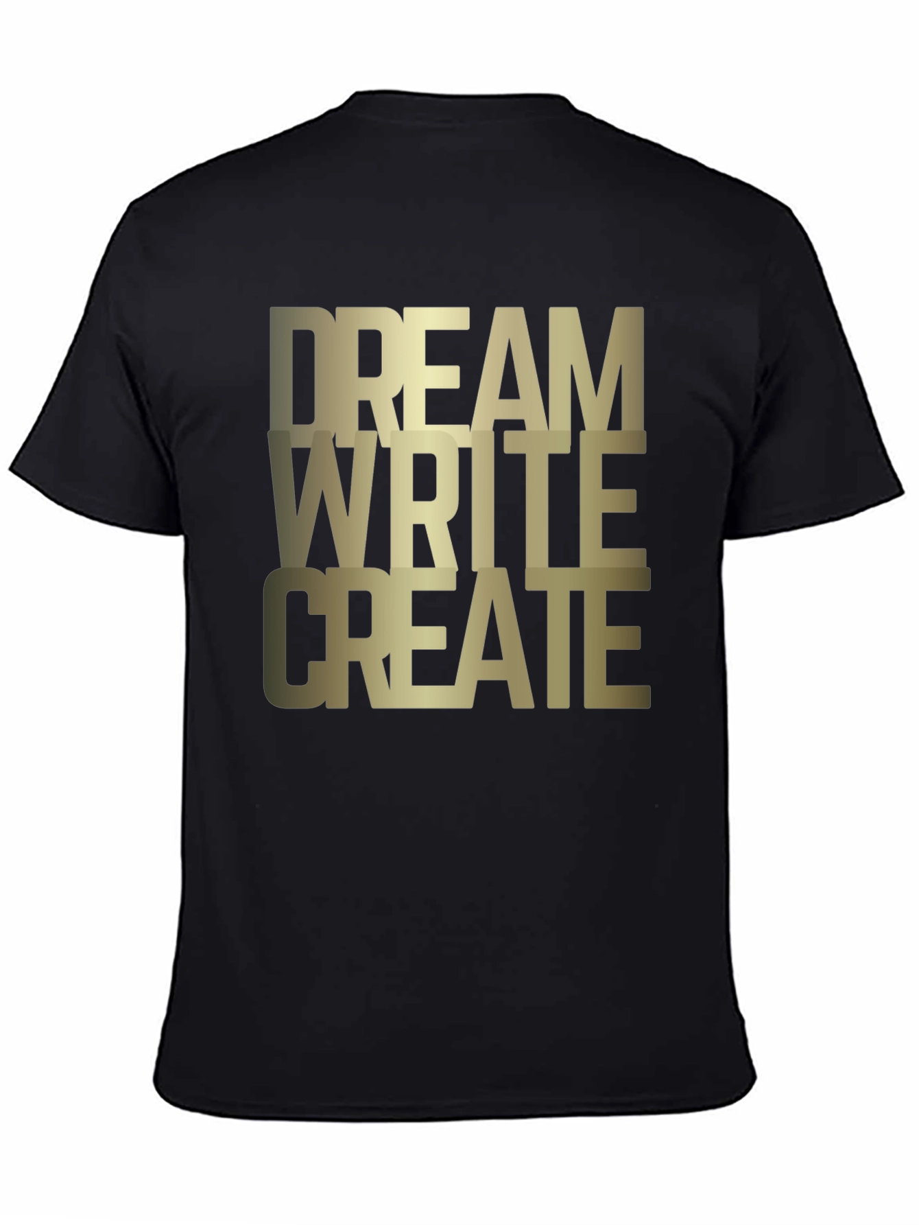 Dream Write Create Graphic Tee - Black