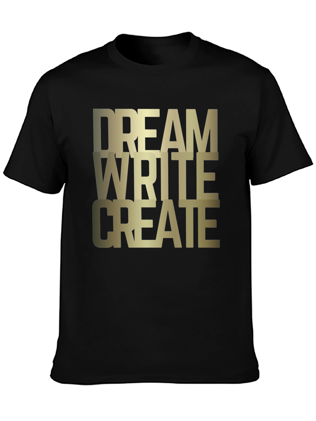 Dream Write Create Graphic Tee - Black