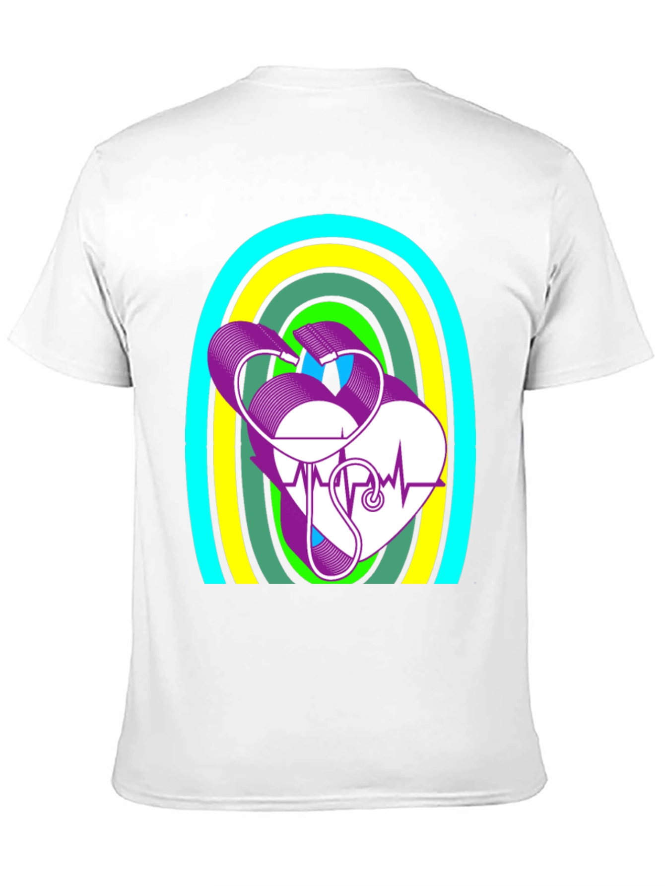 Heartbeat Stethoscope Graphic Tee
