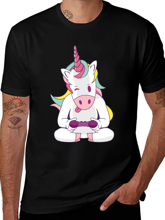 Unicorn Gamer T-Shirt - Funny Graphic Tee
