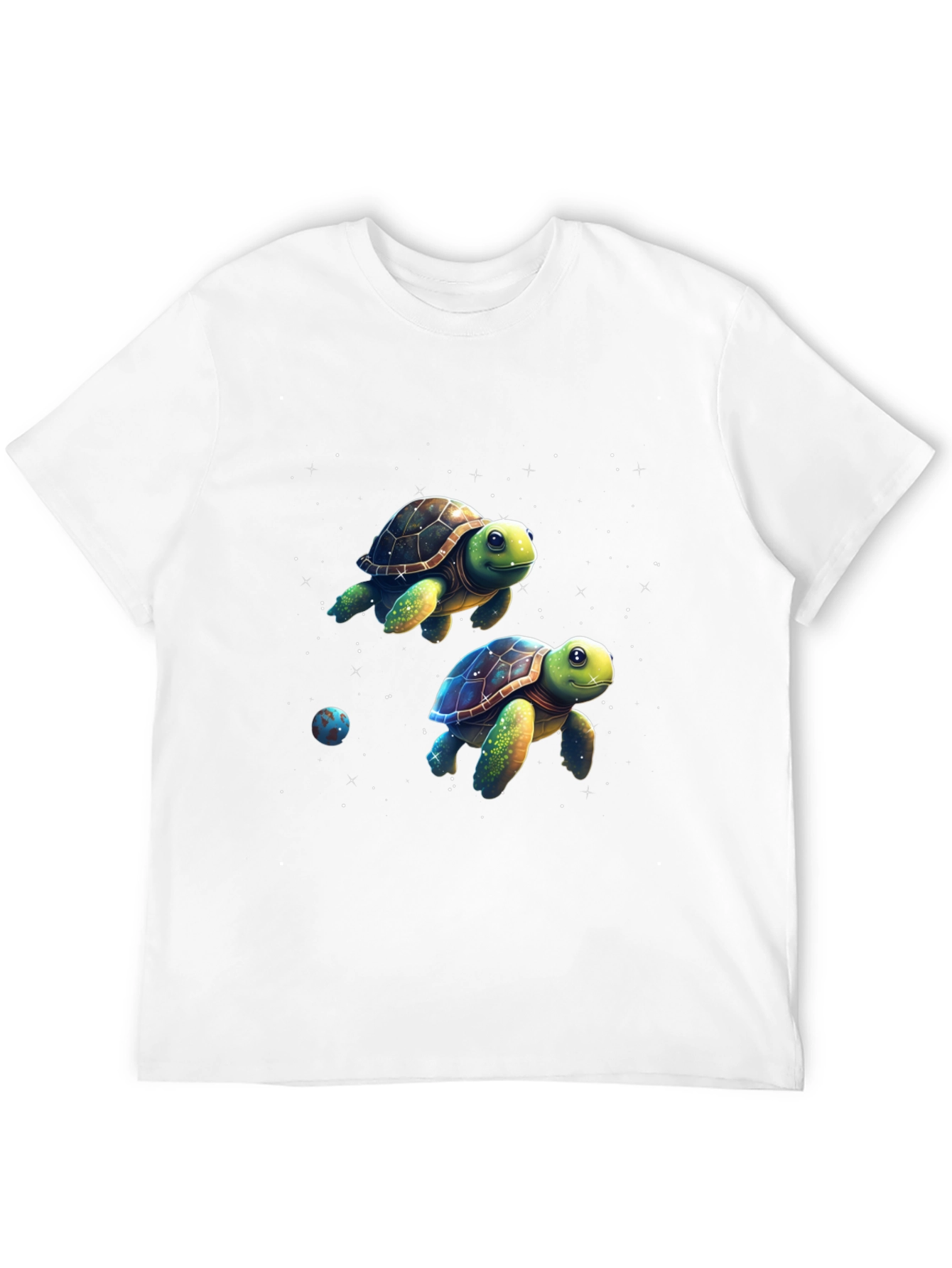Cosmic Turtle Graphic Tee - Black