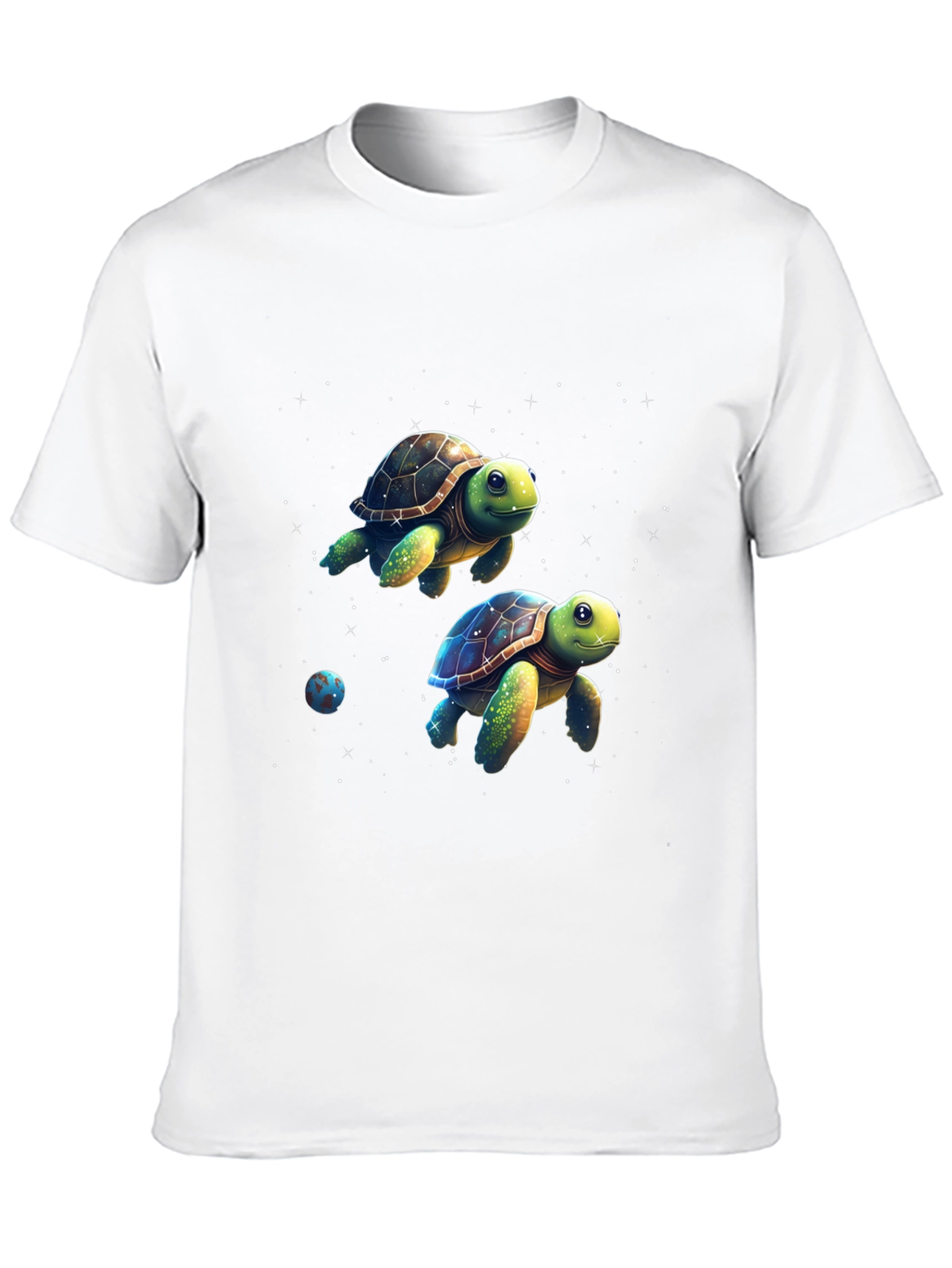 Cosmic Turtle Graphic Tee - Black