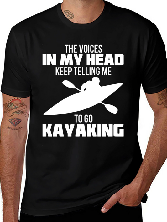 Voices in My Head Kayaking T-Shirt